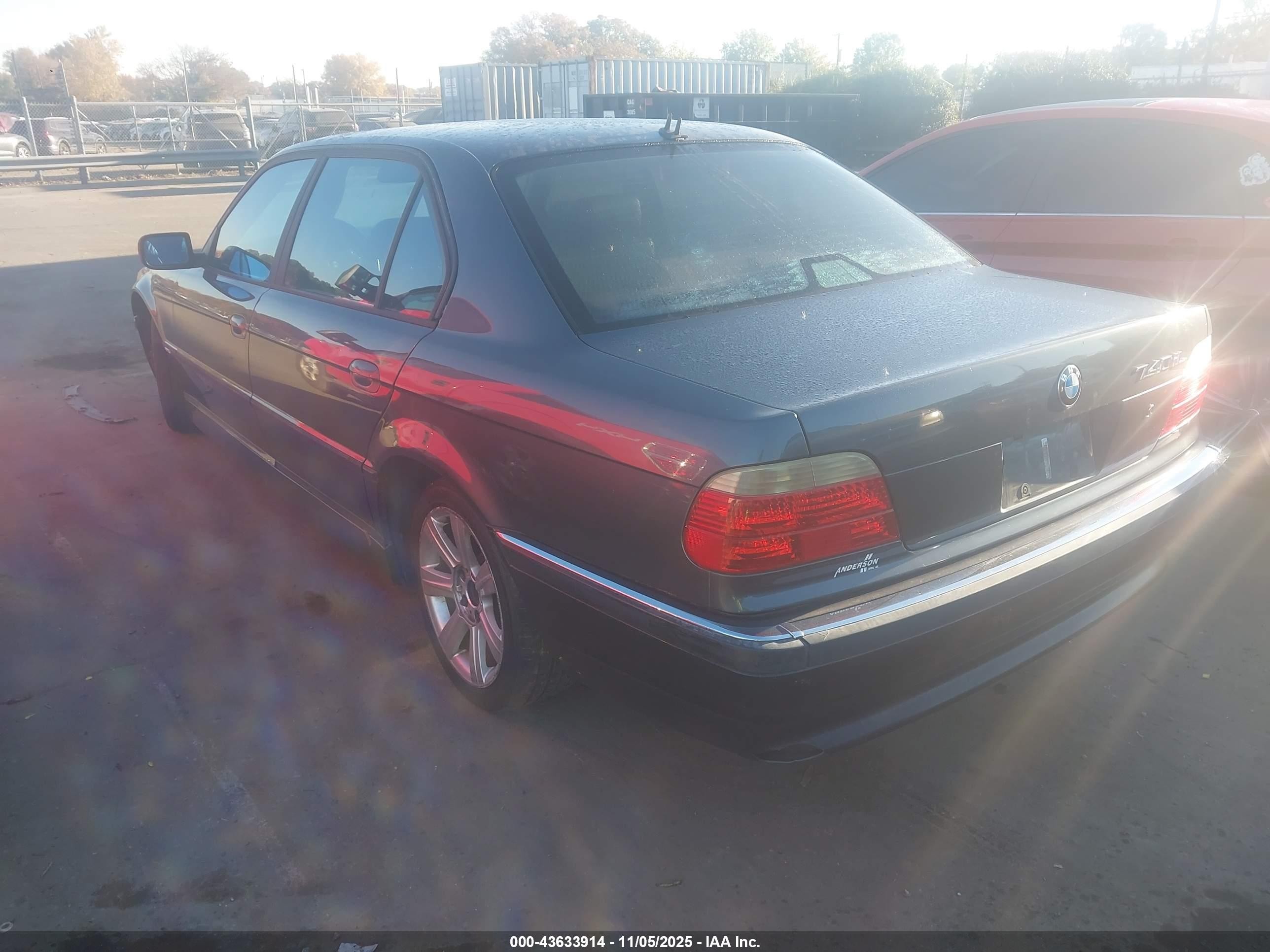 2001 Bmw 740il   Gray vin: WBAGH83481DP20223