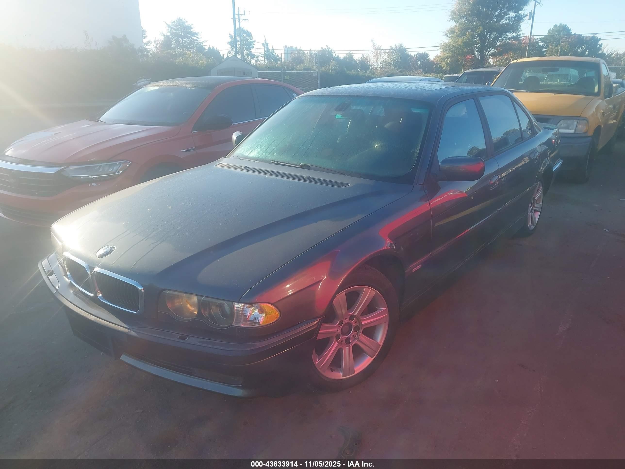 2001 Bmw 740il   Gray vin: WBAGH83481DP20223
