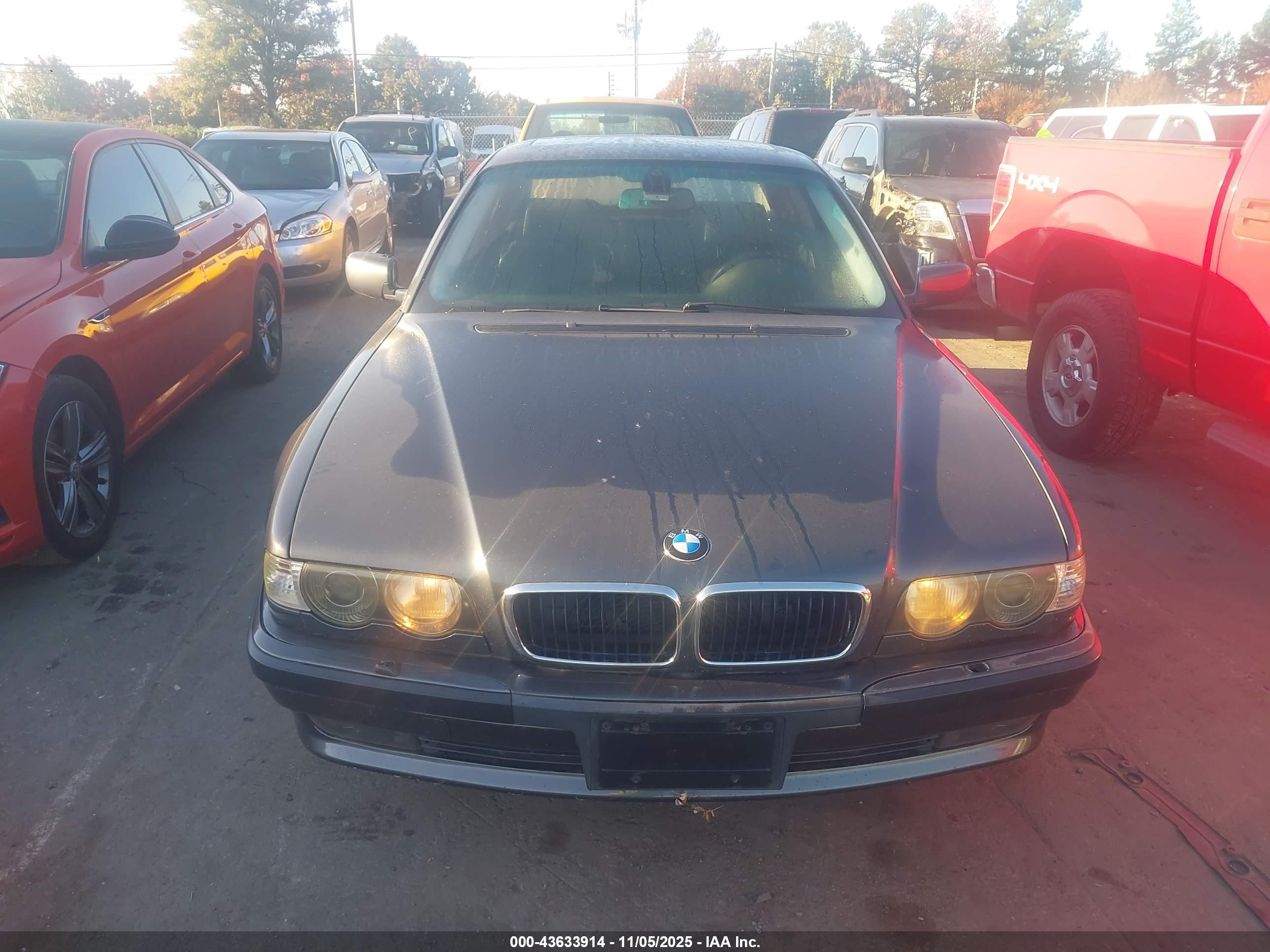 2001 Bmw 740il   Gray vin: WBAGH83481DP20223