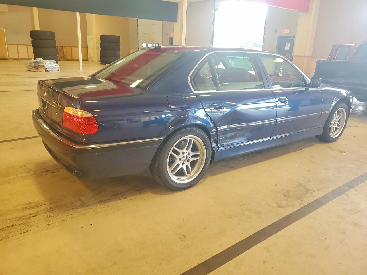 2001 Bmw 740 Il Blue vin: WBAGH83481DP25938