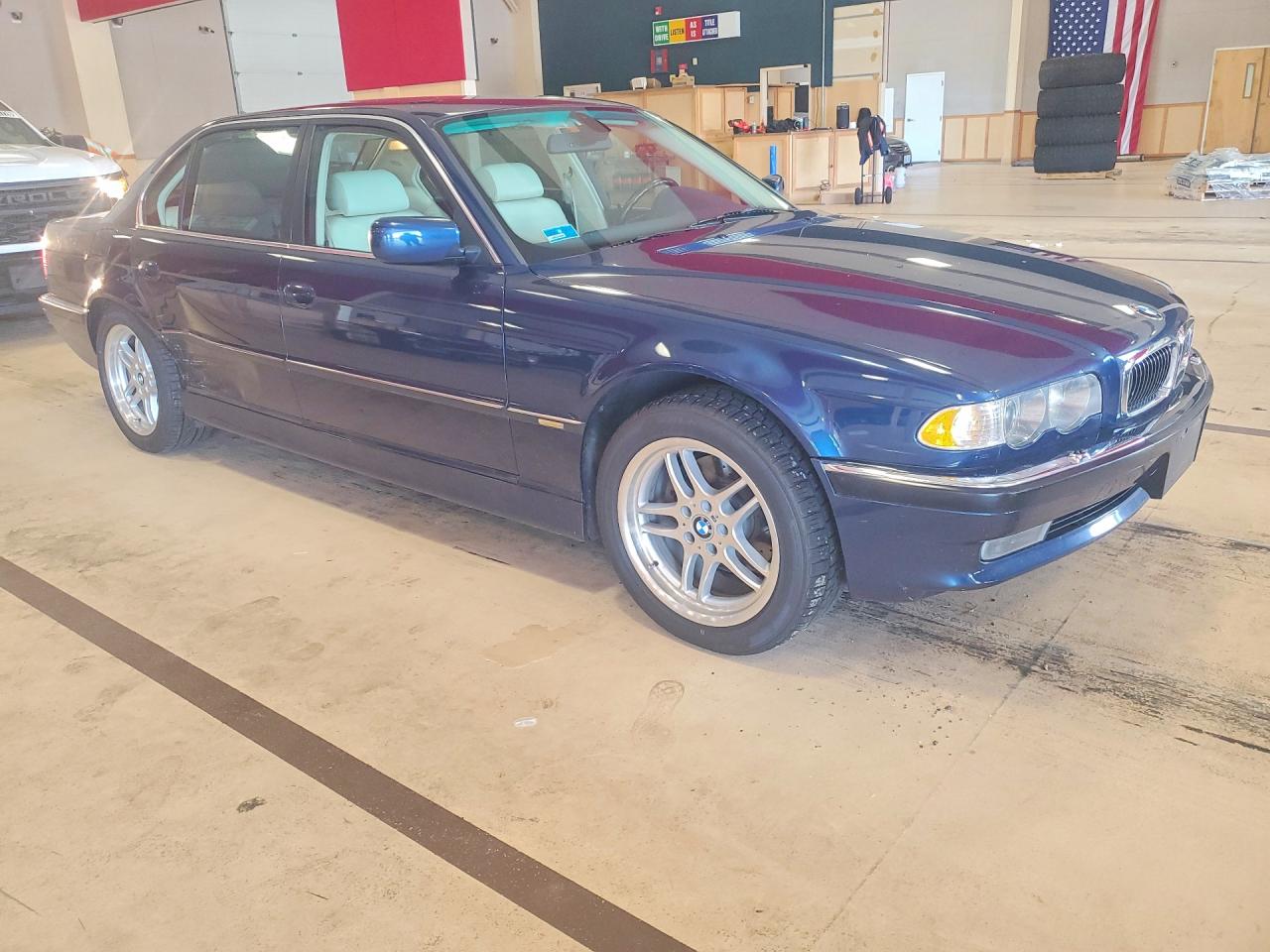 2001 Bmw 740 Il Blue vin: WBAGH83481DP25938