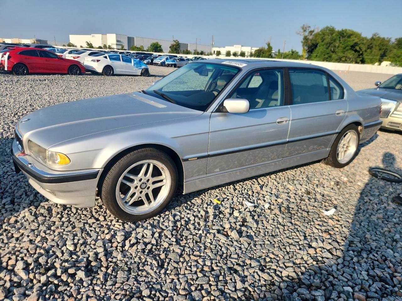 2001 Bmw 740 Il   Silver vin: WBAGH83481DP33473