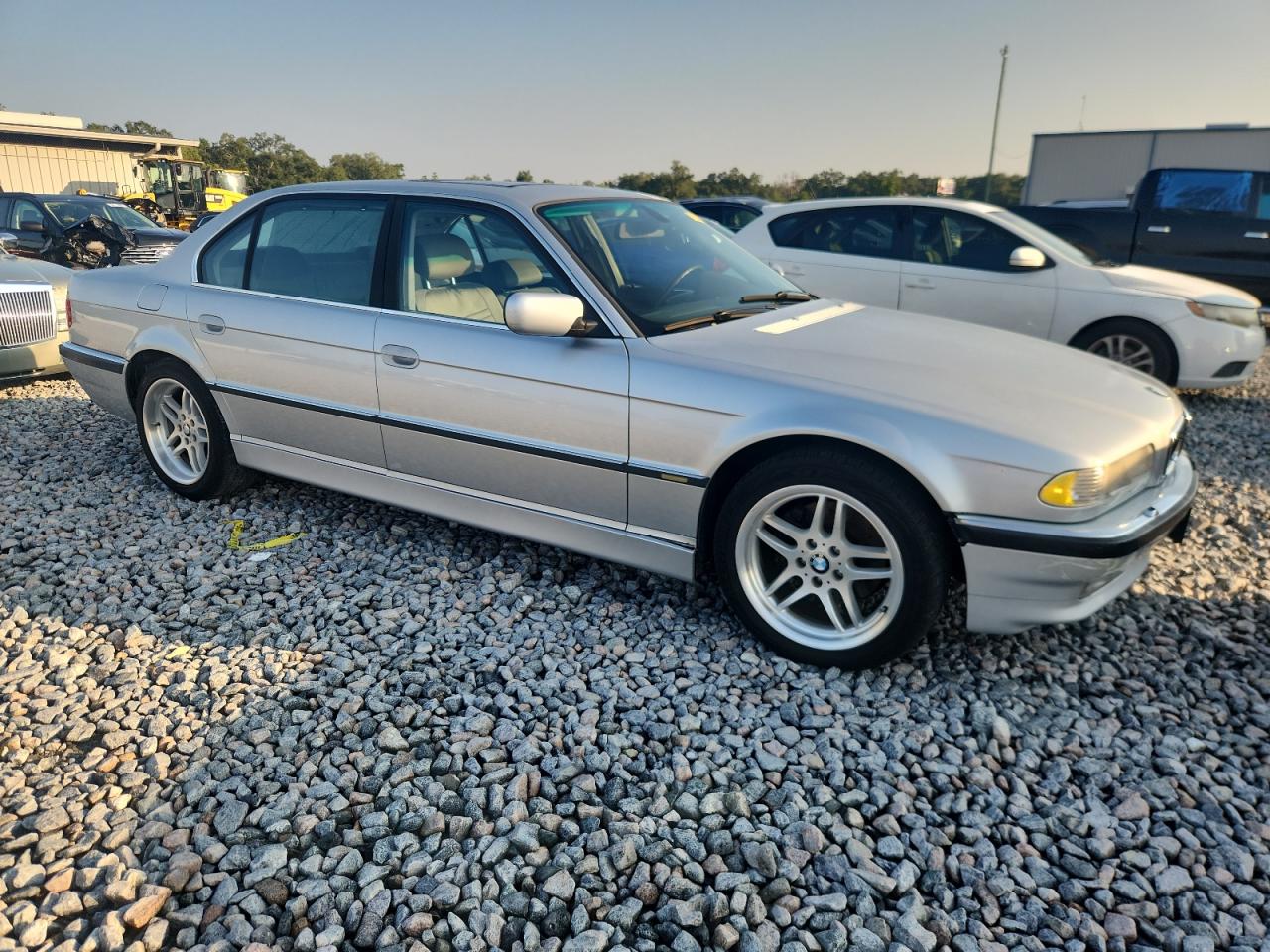 2001 Bmw 740 Il   Silver vin: WBAGH83481DP33473