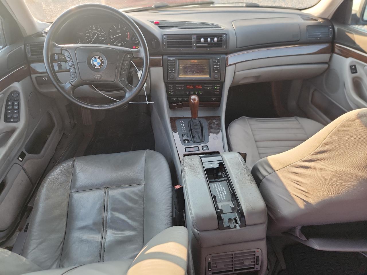 2001 Bmw 740 Il   Silver vin: WBAGH83481DP33473