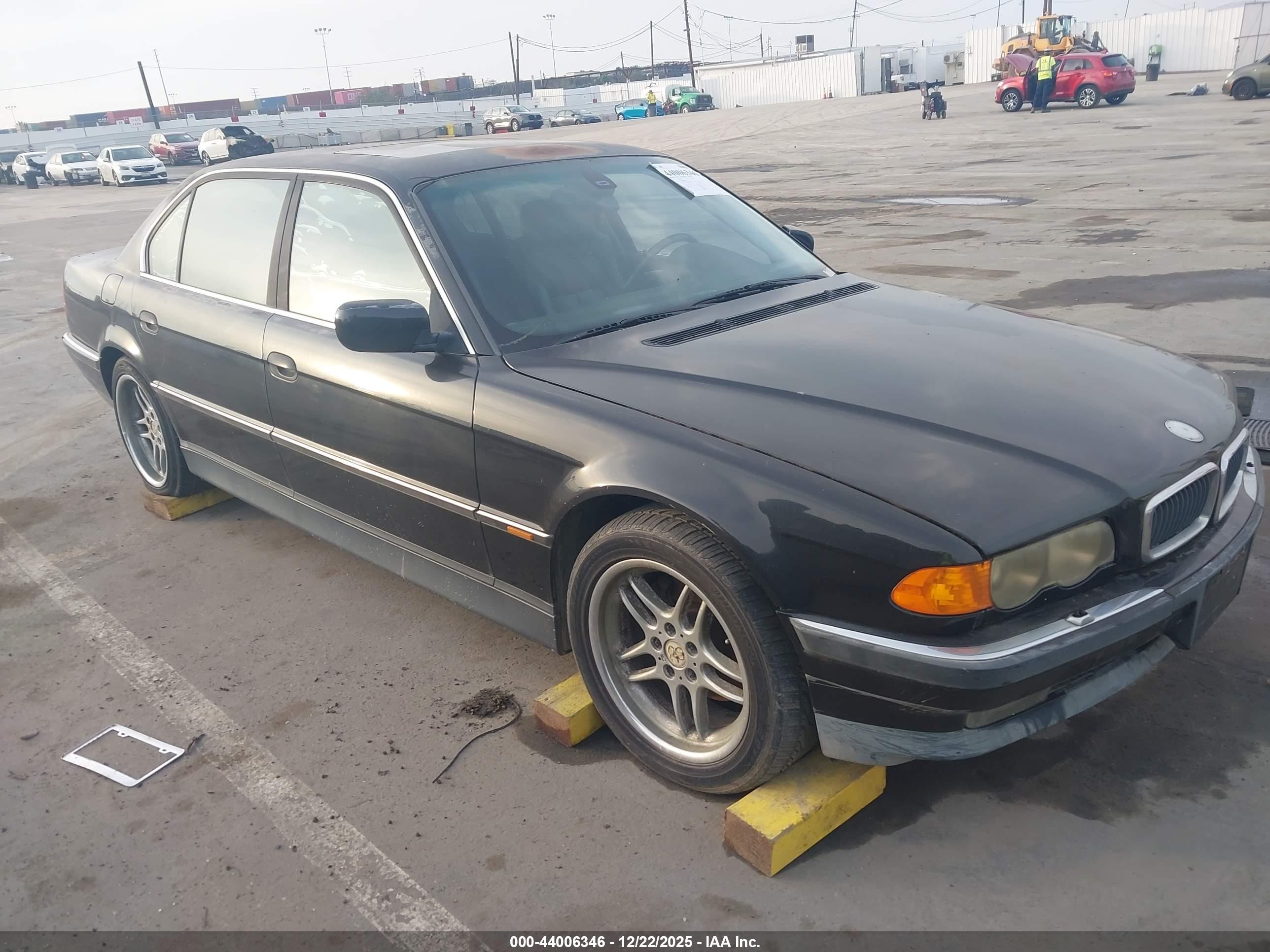 2000 Bmw 740il   Black vin: WBAGH8348YDP06655