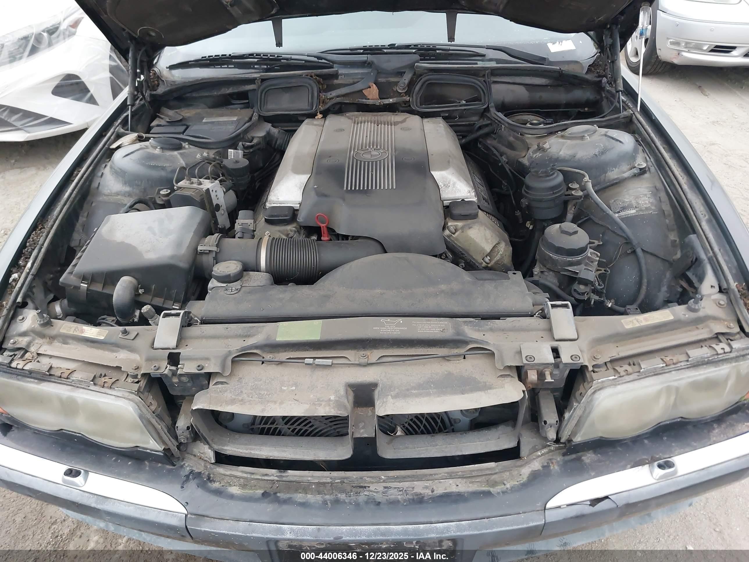 2000 Bmw 740il   Black vin: WBAGH8348YDP06655