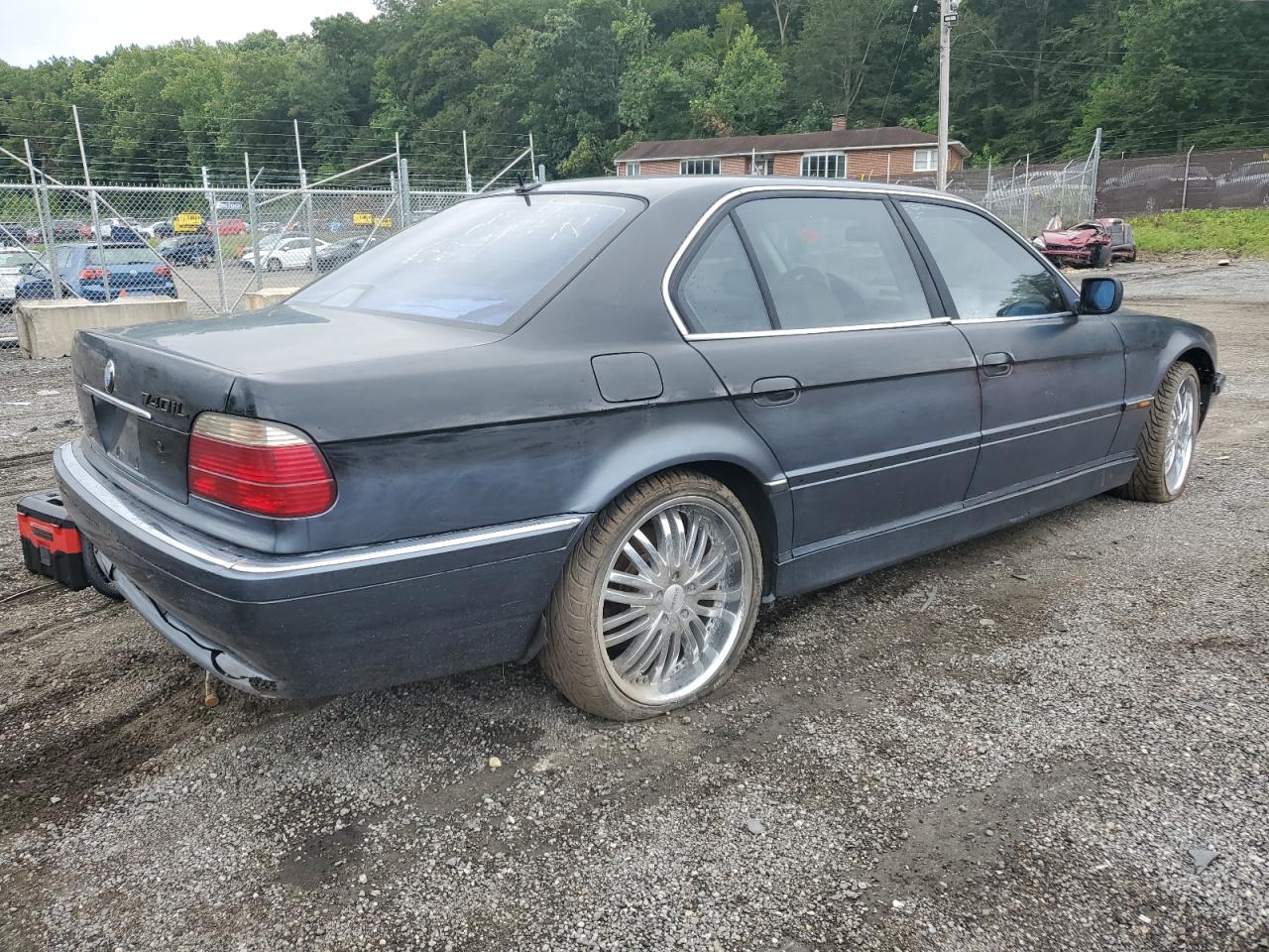 2000 Bmw 740 Il   Blue vin: WBAGH8348YDP07479