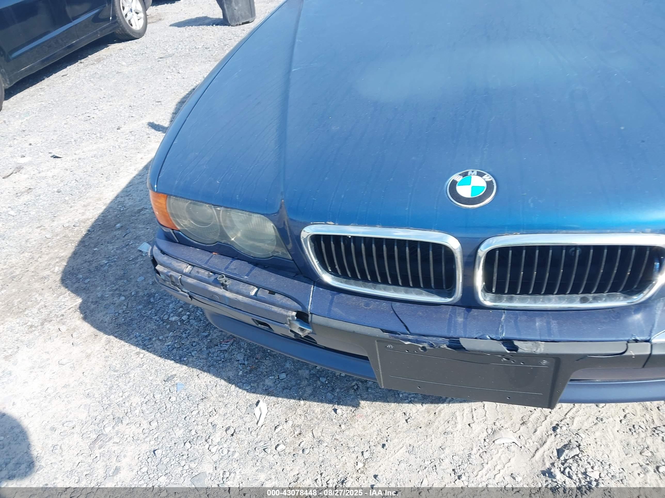 2000 Bmw 740il   Blue vin: WBAGH8348YDP09099
