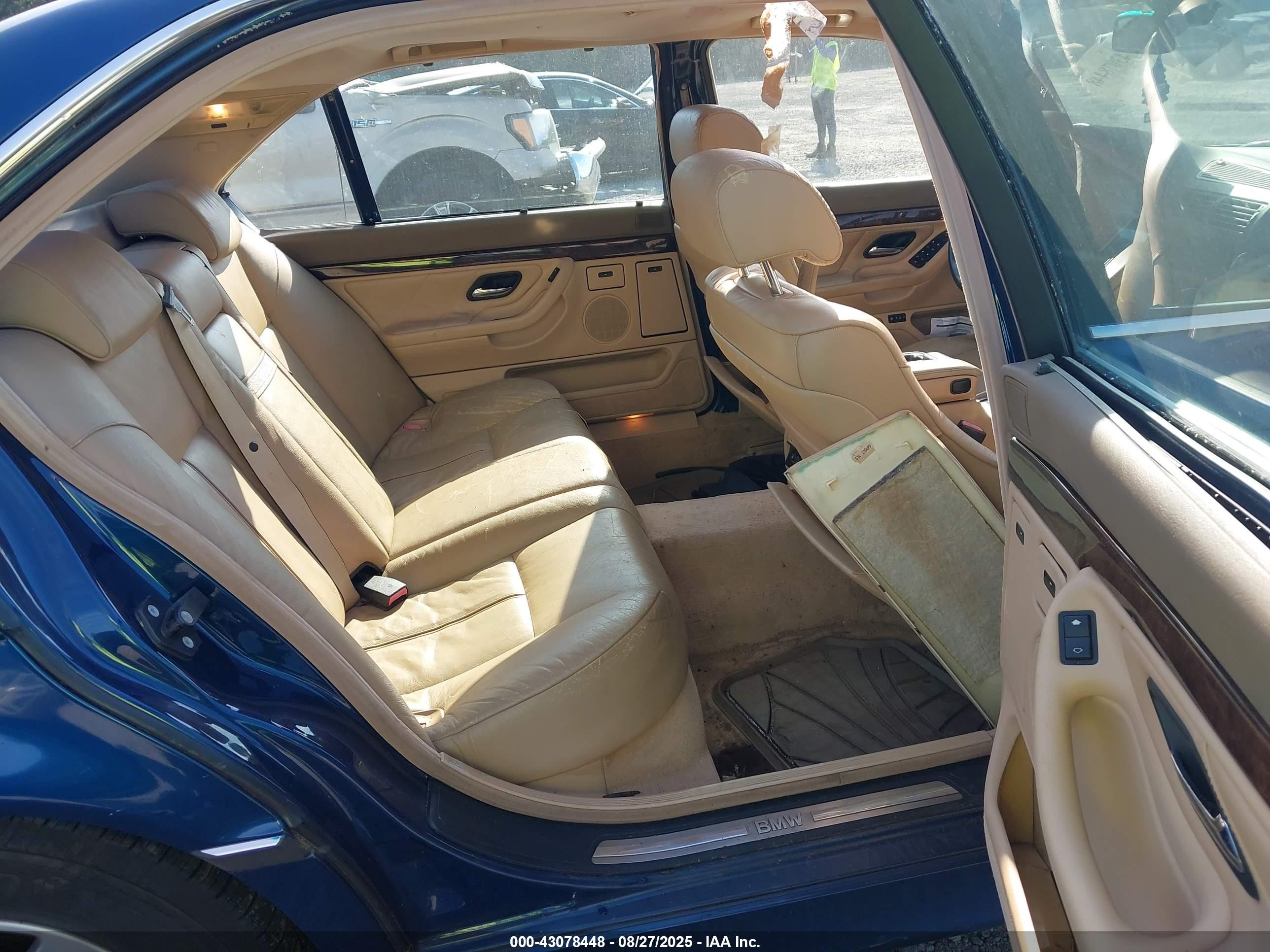 2000 Bmw 740il   Blue vin: WBAGH8348YDP09099