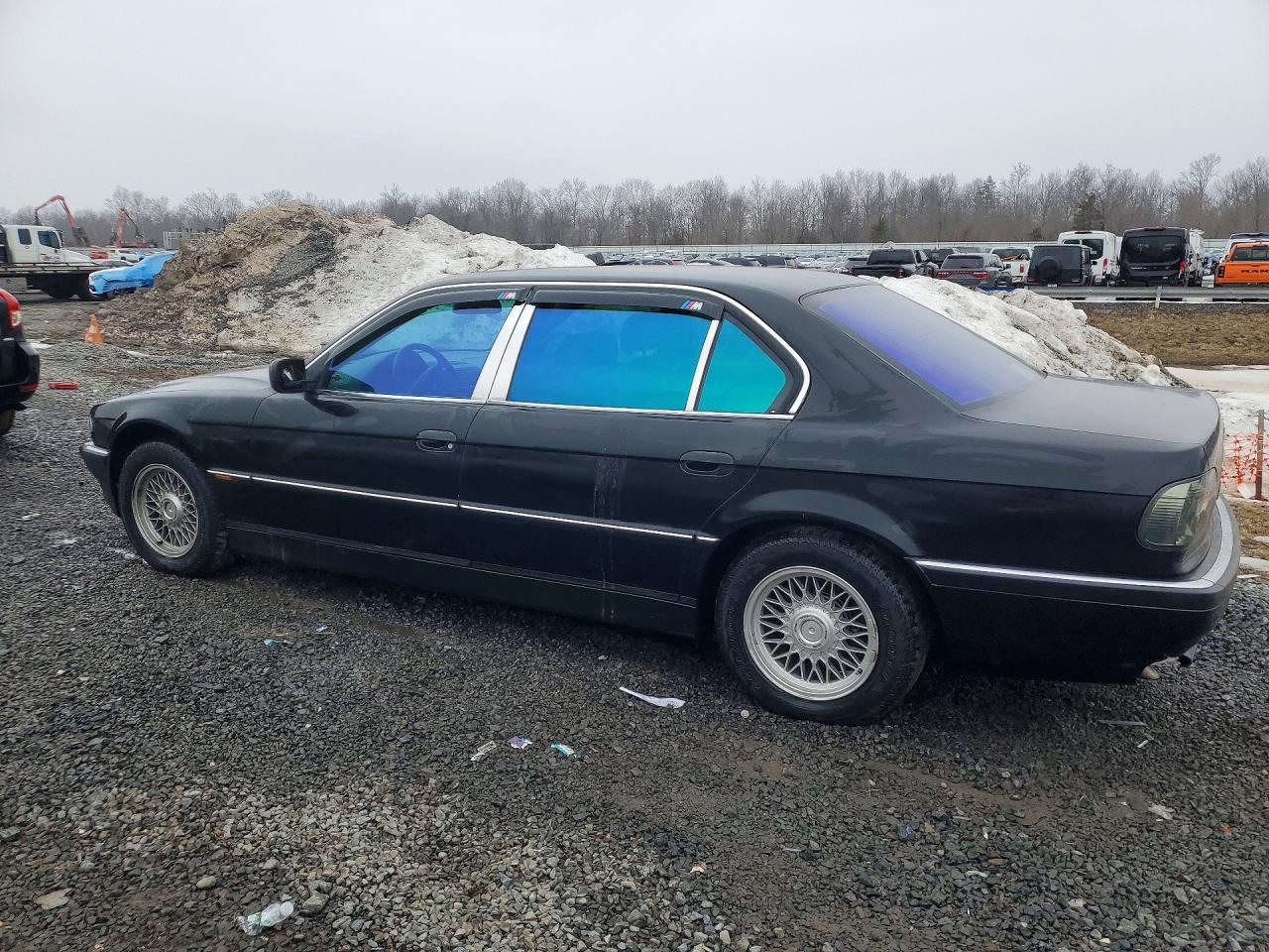 2000 Bmw 740 Il Black vin: WBAGH8348YDP15551