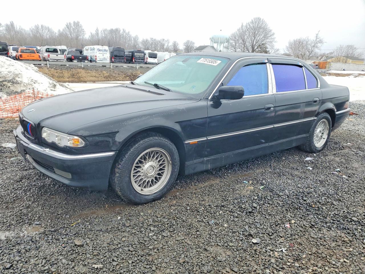 2000 Bmw 740 Il Black vin: WBAGH8348YDP15551
