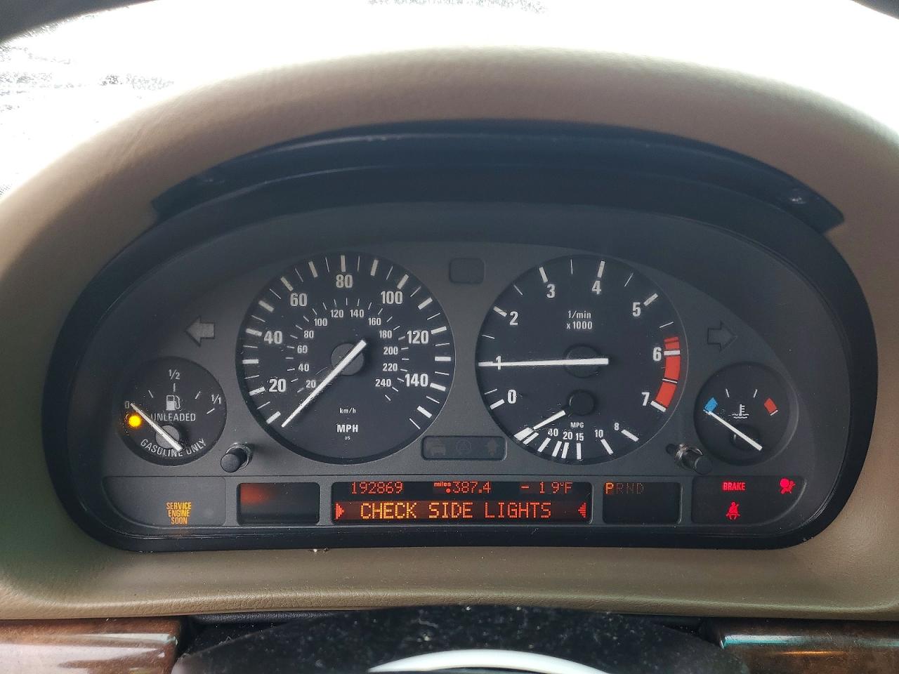 2000 Bmw 740 Il Black vin: WBAGH8348YDP15551
