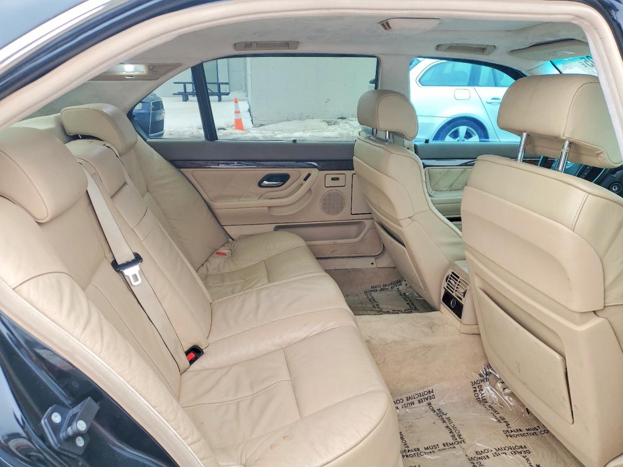 2000 Bmw 740 Il Black vin: WBAGH8348YDP15551