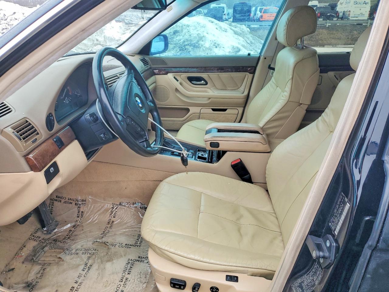 2000 Bmw 740 Il Black vin: WBAGH8348YDP15551