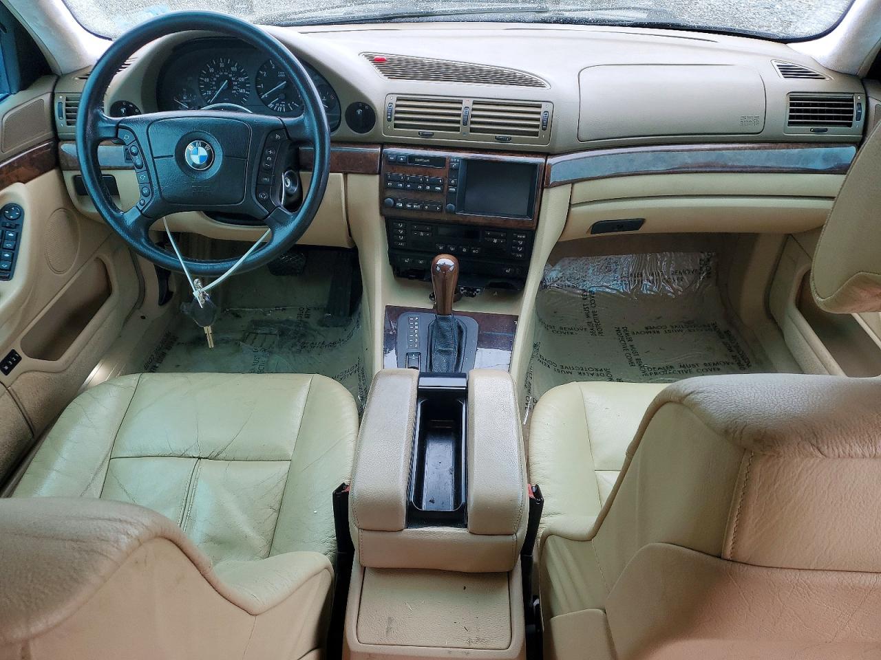 2000 Bmw 740 Il Black vin: WBAGH8348YDP15551
