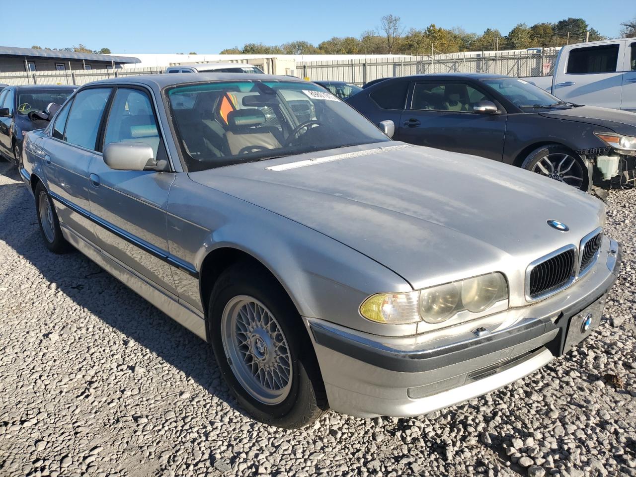 2001 Bmw 740 Il Silver vin: WBAGH83491DP23714