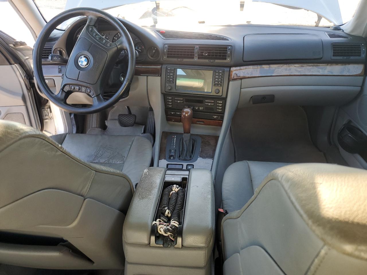 2001 Bmw 740 Il Silver vin: WBAGH83491DP23714