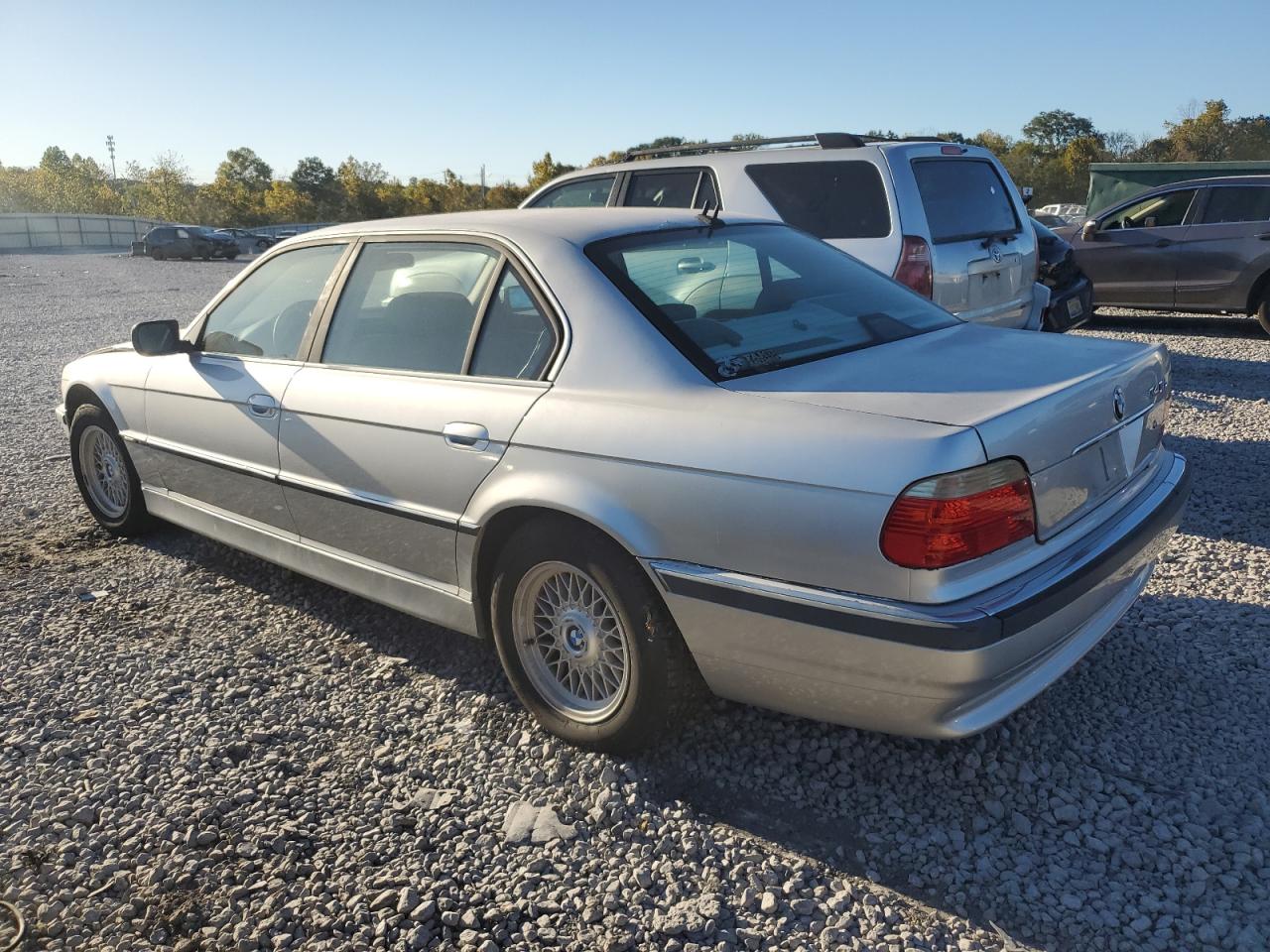 2001 Bmw 740 Il Silver vin: WBAGH83491DP23714