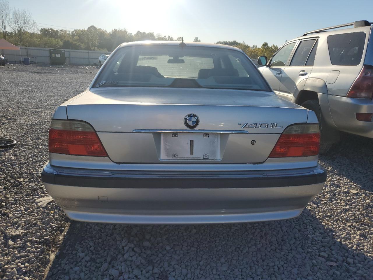 2001 Bmw 740 Il Silver vin: WBAGH83491DP23714