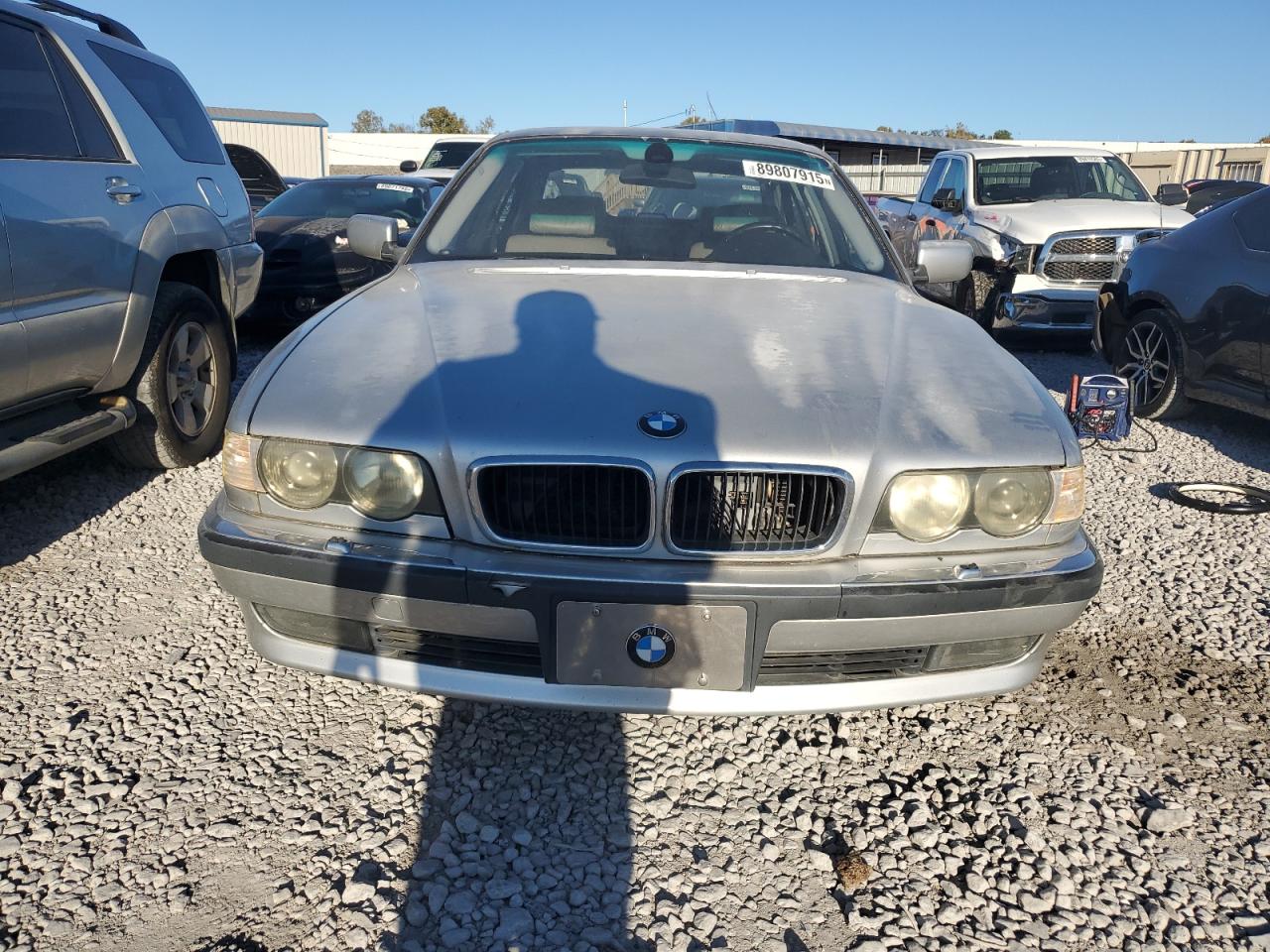 2001 Bmw 740 Il Silver vin: WBAGH83491DP23714