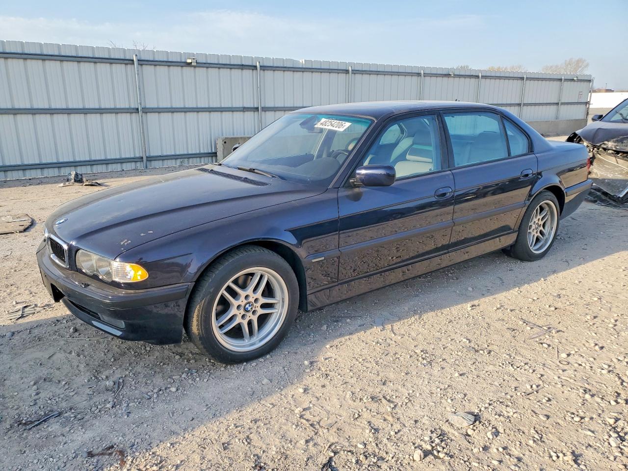 2001 Bmw 740 Il Black vin: WBAGH83491DP23776