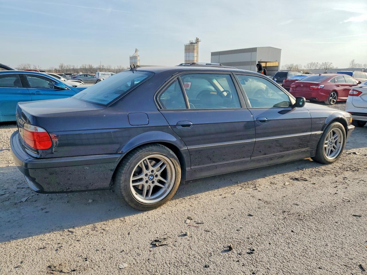 2001 Bmw 740 Il Black vin: WBAGH83491DP23776
