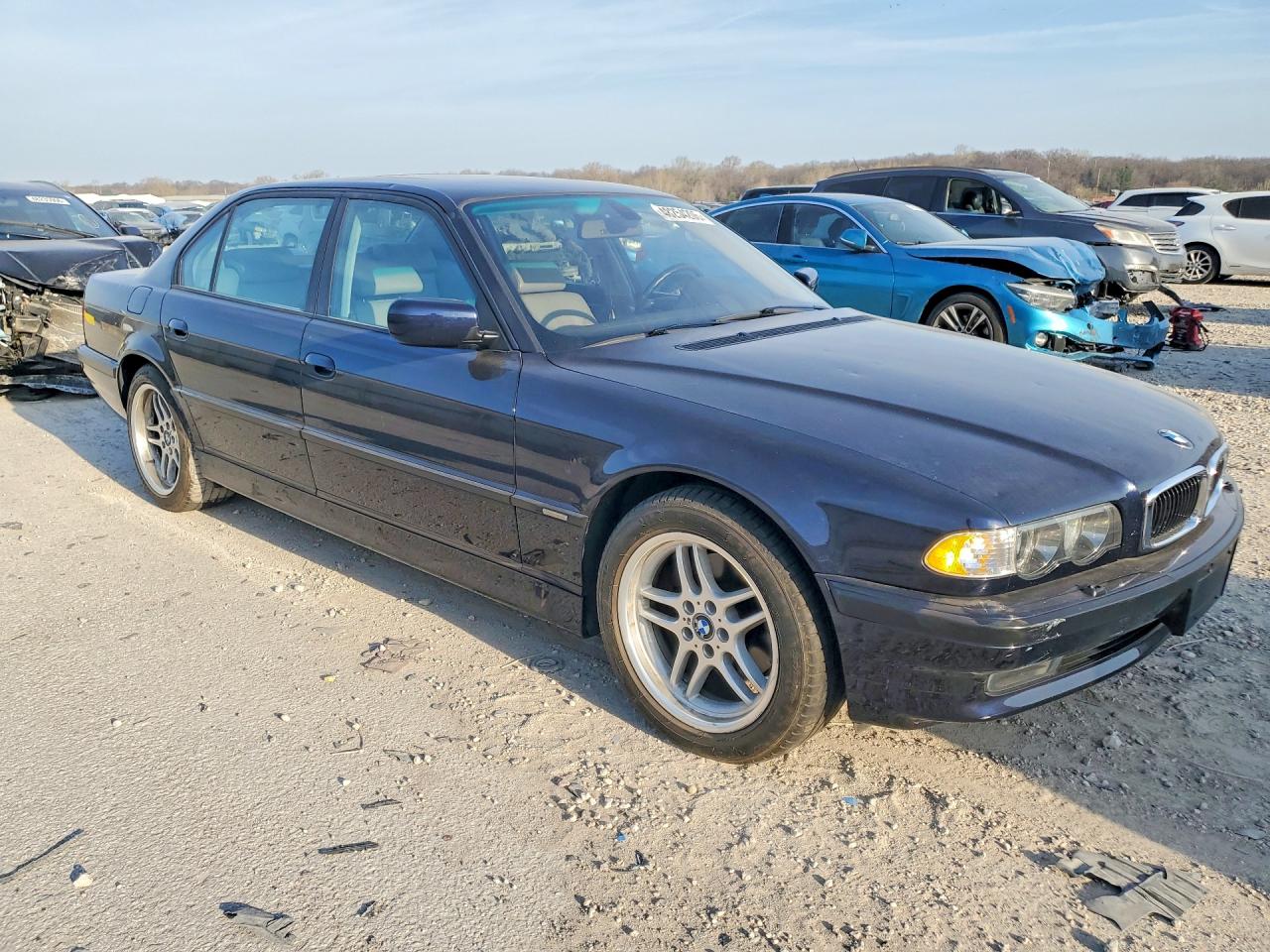 2001 Bmw 740 Il Black vin: WBAGH83491DP23776