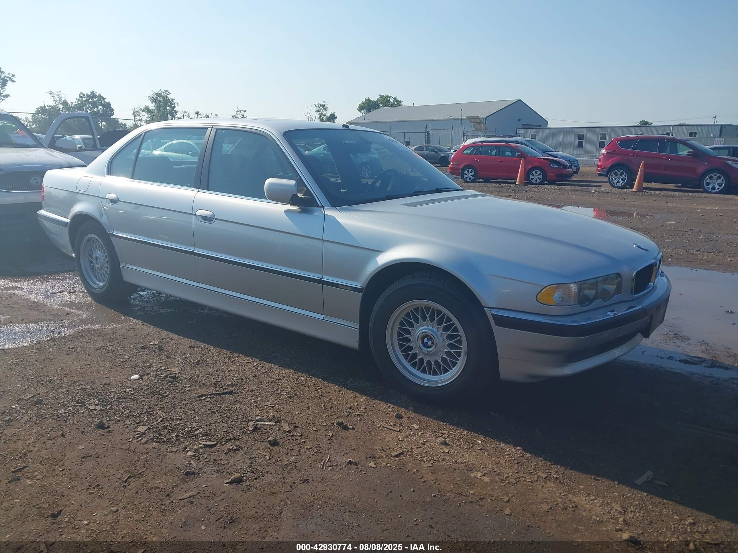 2001 Bmw 740il   Silver vin: WBAGH83491DP27035