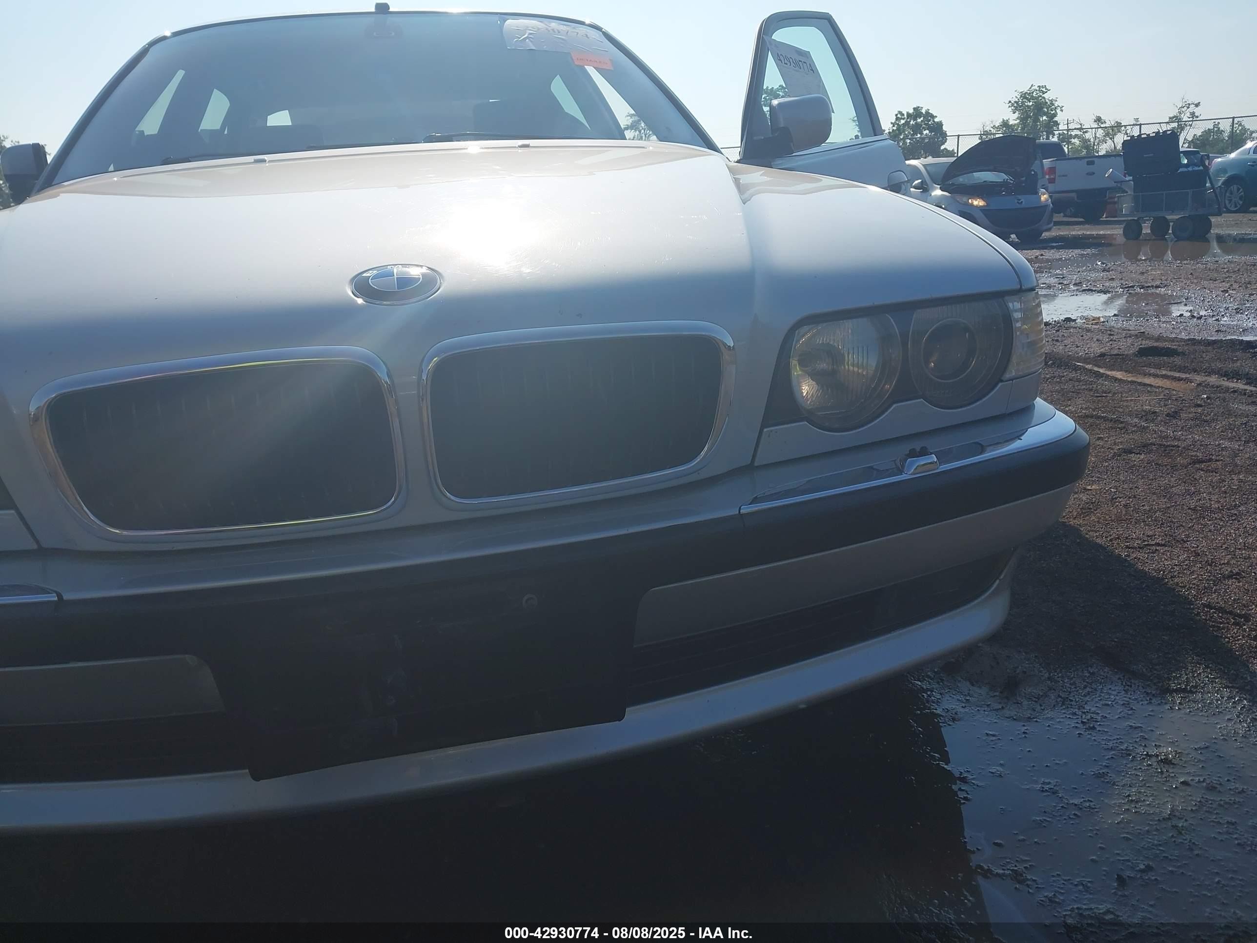 2001 Bmw 740il   Silver vin: WBAGH83491DP27035