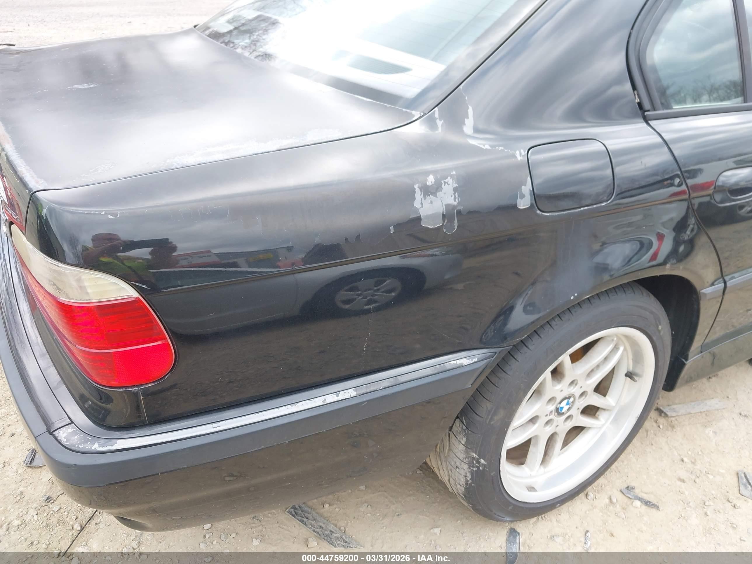 2001 Bmw 740il   Black vin: WBAGH83491DP30193