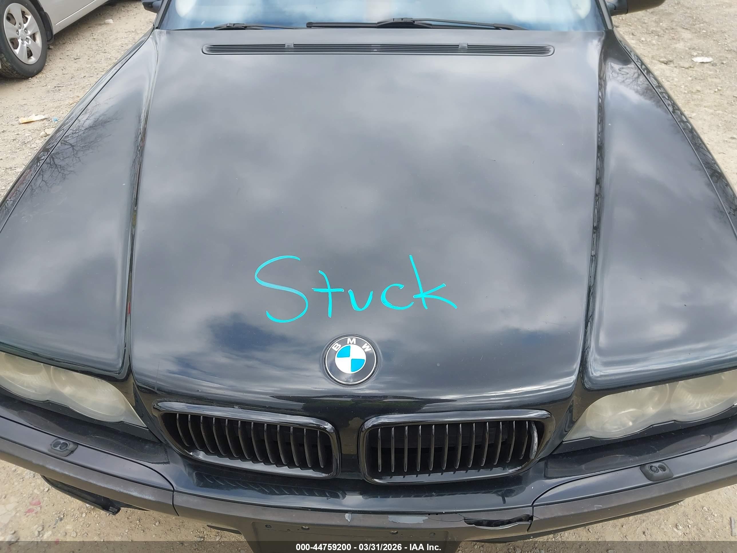 2001 Bmw 740il   Black vin: WBAGH83491DP30193
