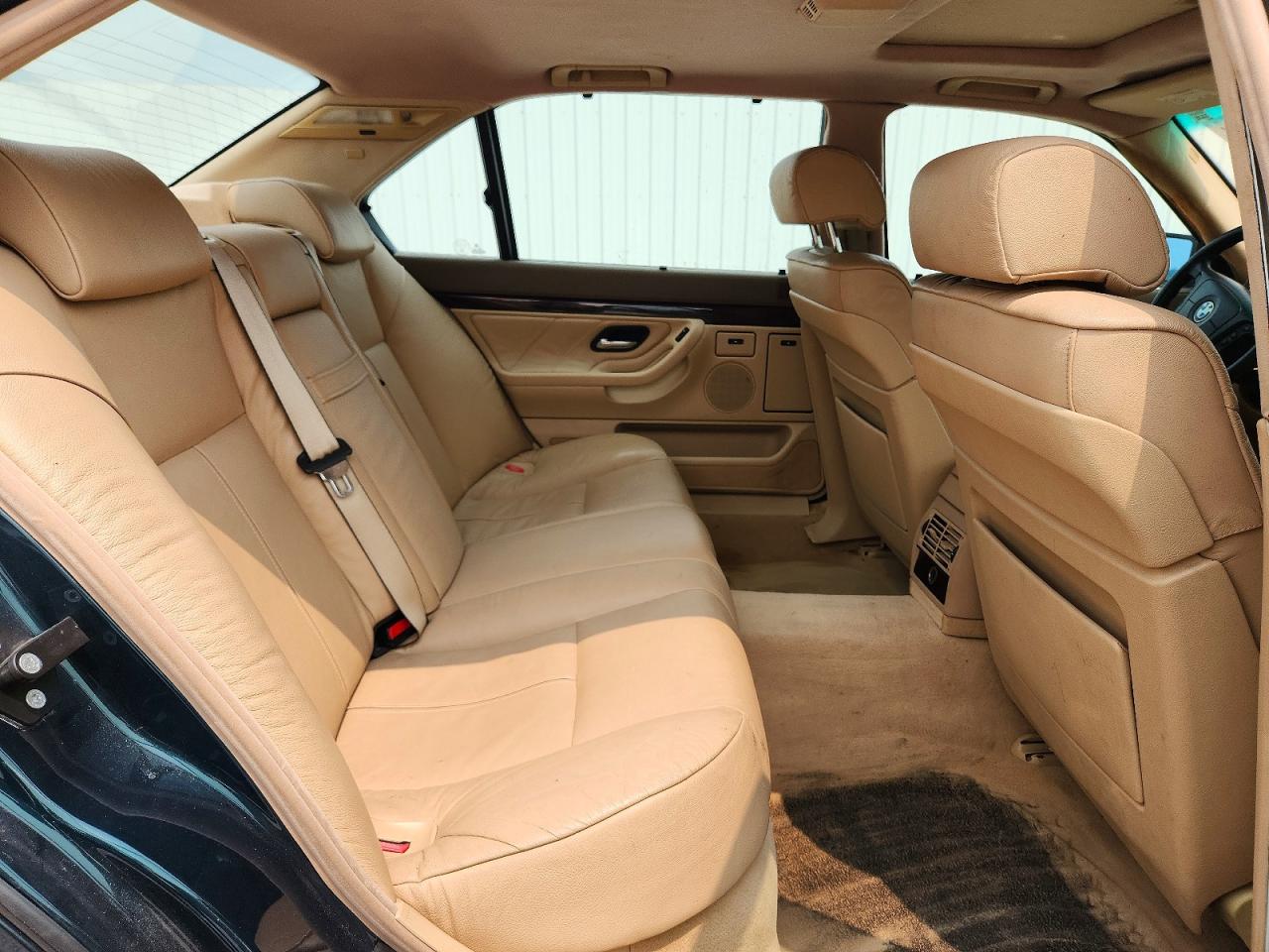 2000 Bmw 740 Il Green vin: WBAGH8349YDP07877