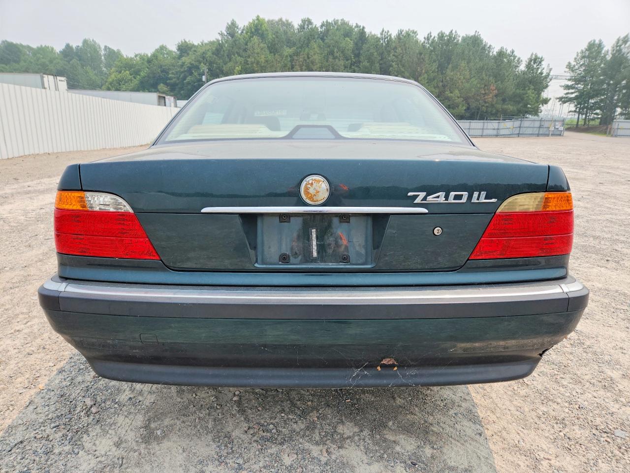 2000 Bmw 740 Il Green vin: WBAGH8349YDP07877