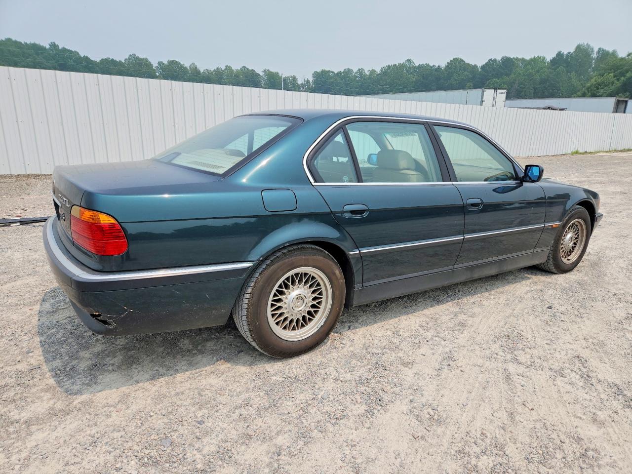 2000 Bmw 740 Il Green vin: WBAGH8349YDP07877