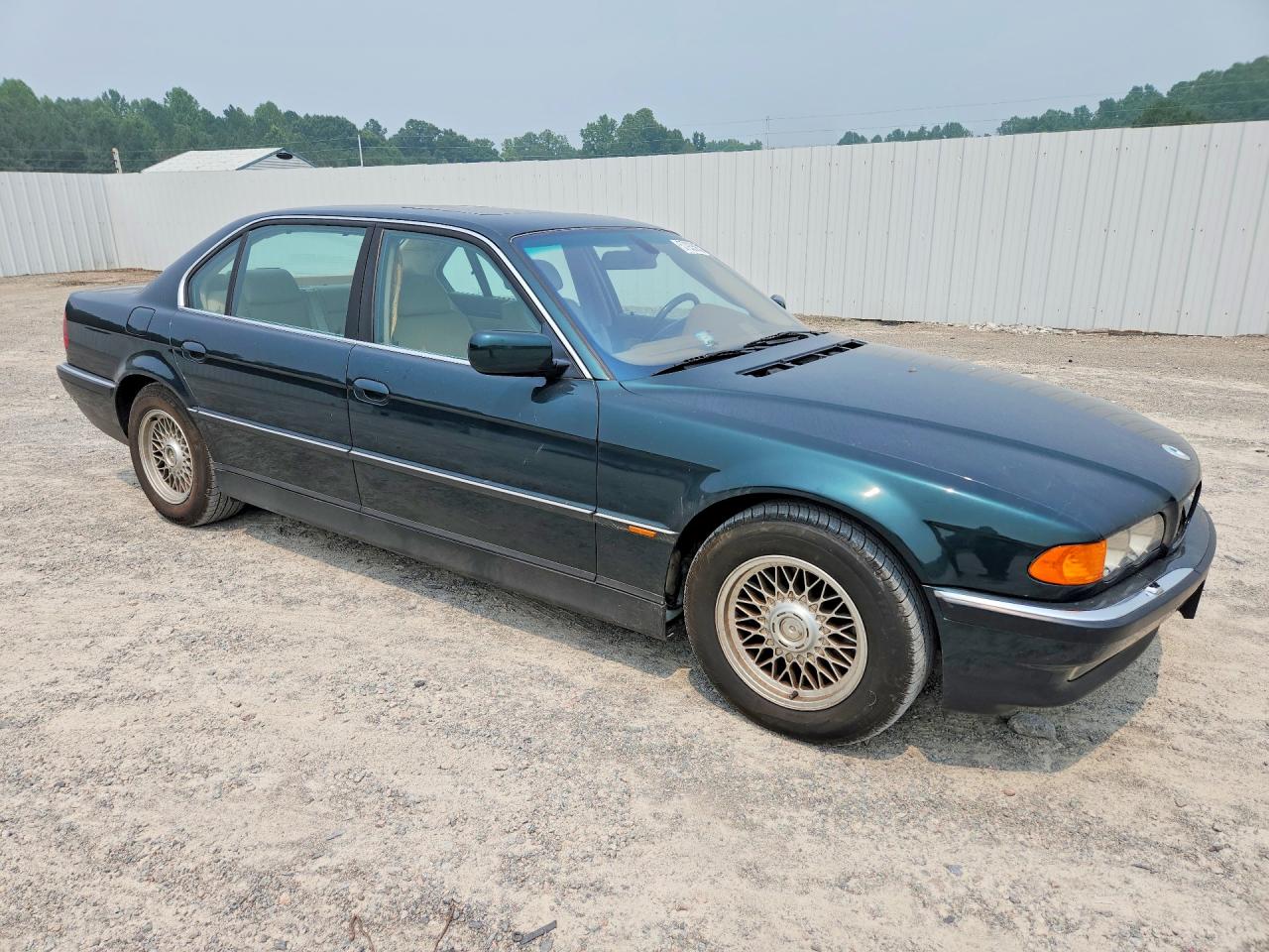 2000 Bmw 740 Il Green vin: WBAGH8349YDP07877