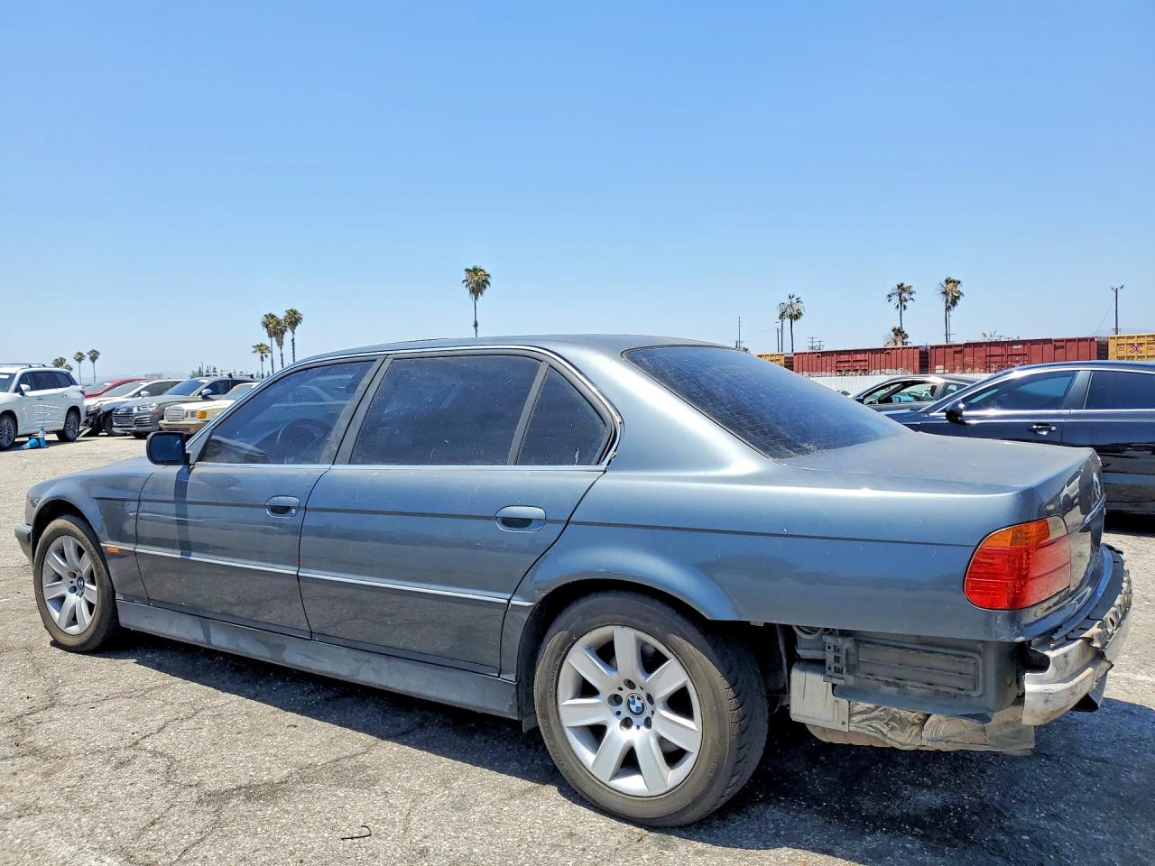 2000 Bmw 740 Il Gray vin: WBAGH8349YDP13176