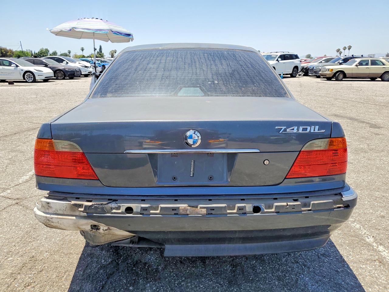 2000 Bmw 740 Il Gray vin: WBAGH8349YDP13176