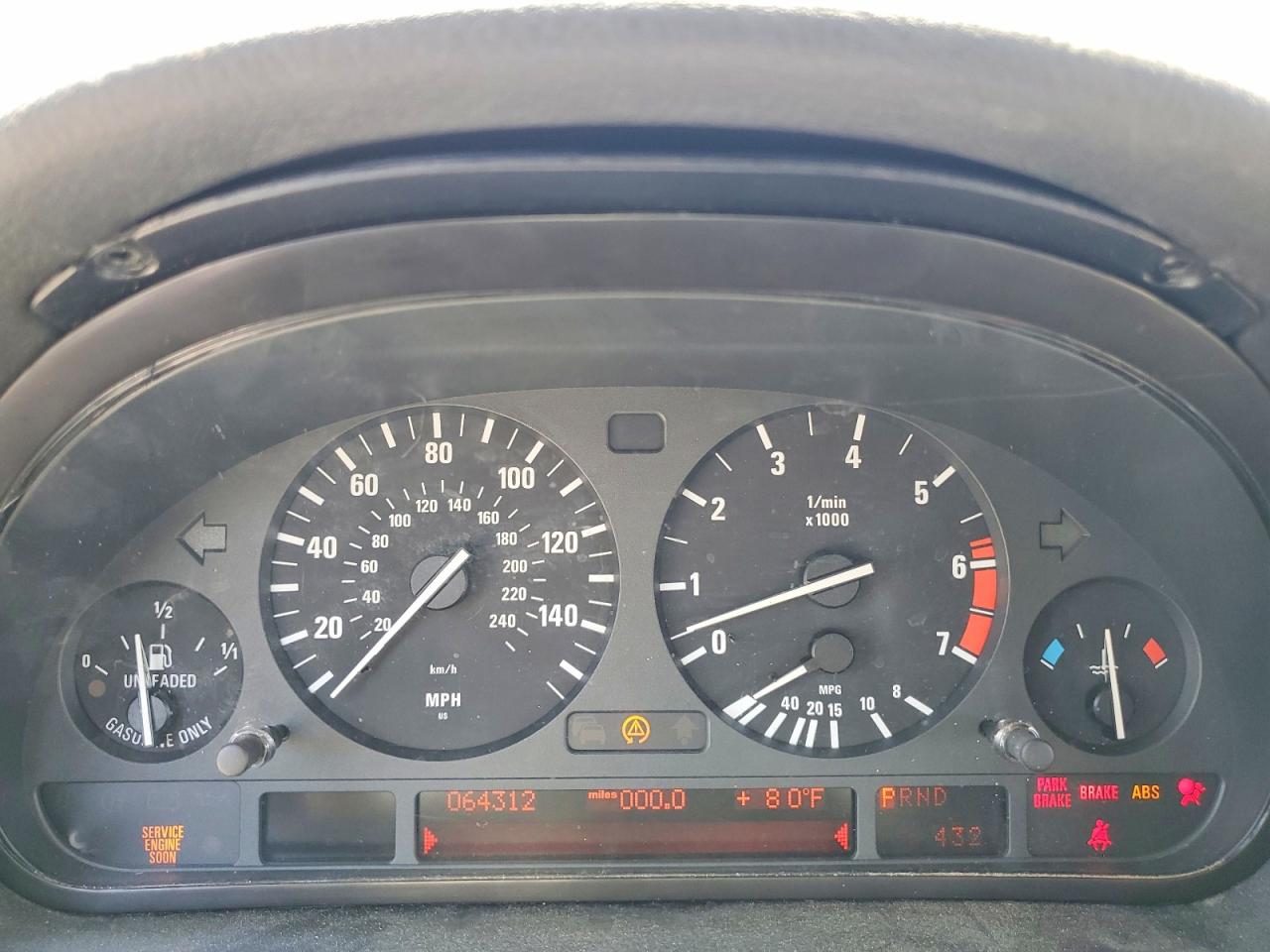 2000 Bmw 740 Il Gray vin: WBAGH8349YDP13176