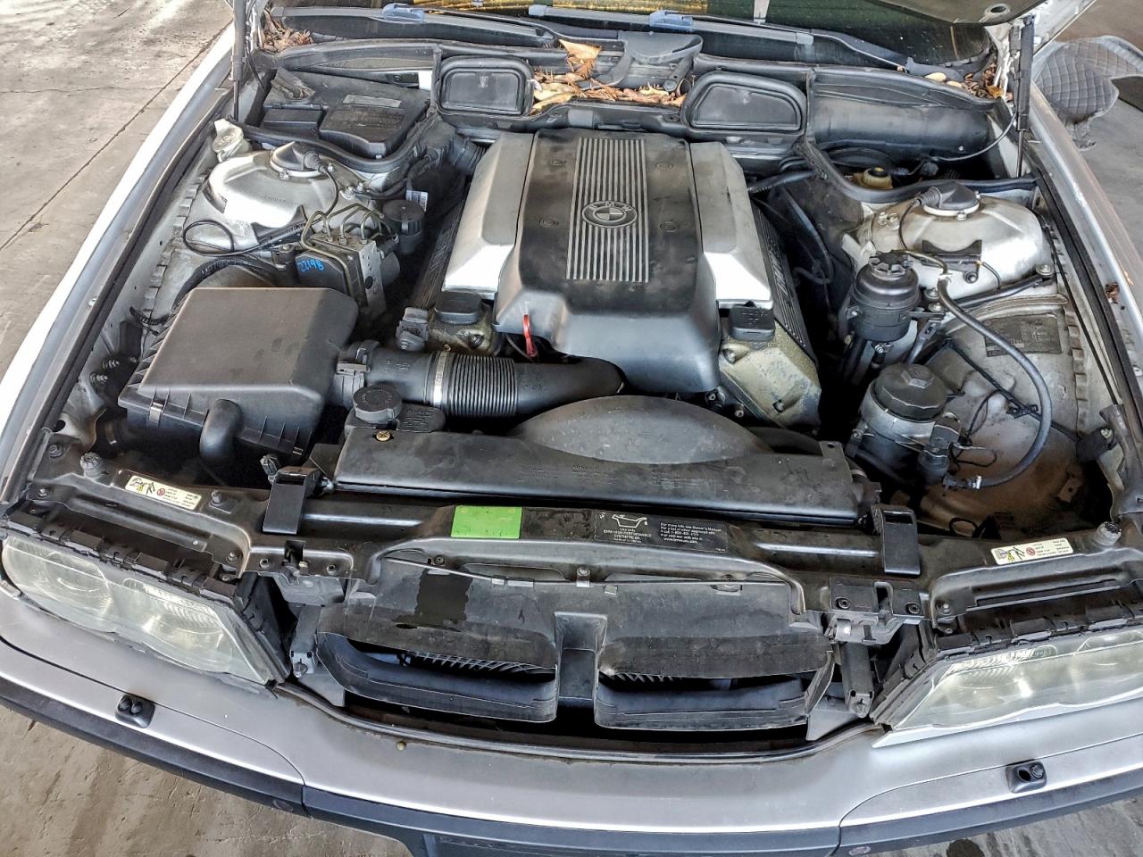 2001 Bmw 740 Il Silver vin: WBAGH834X1DP18537