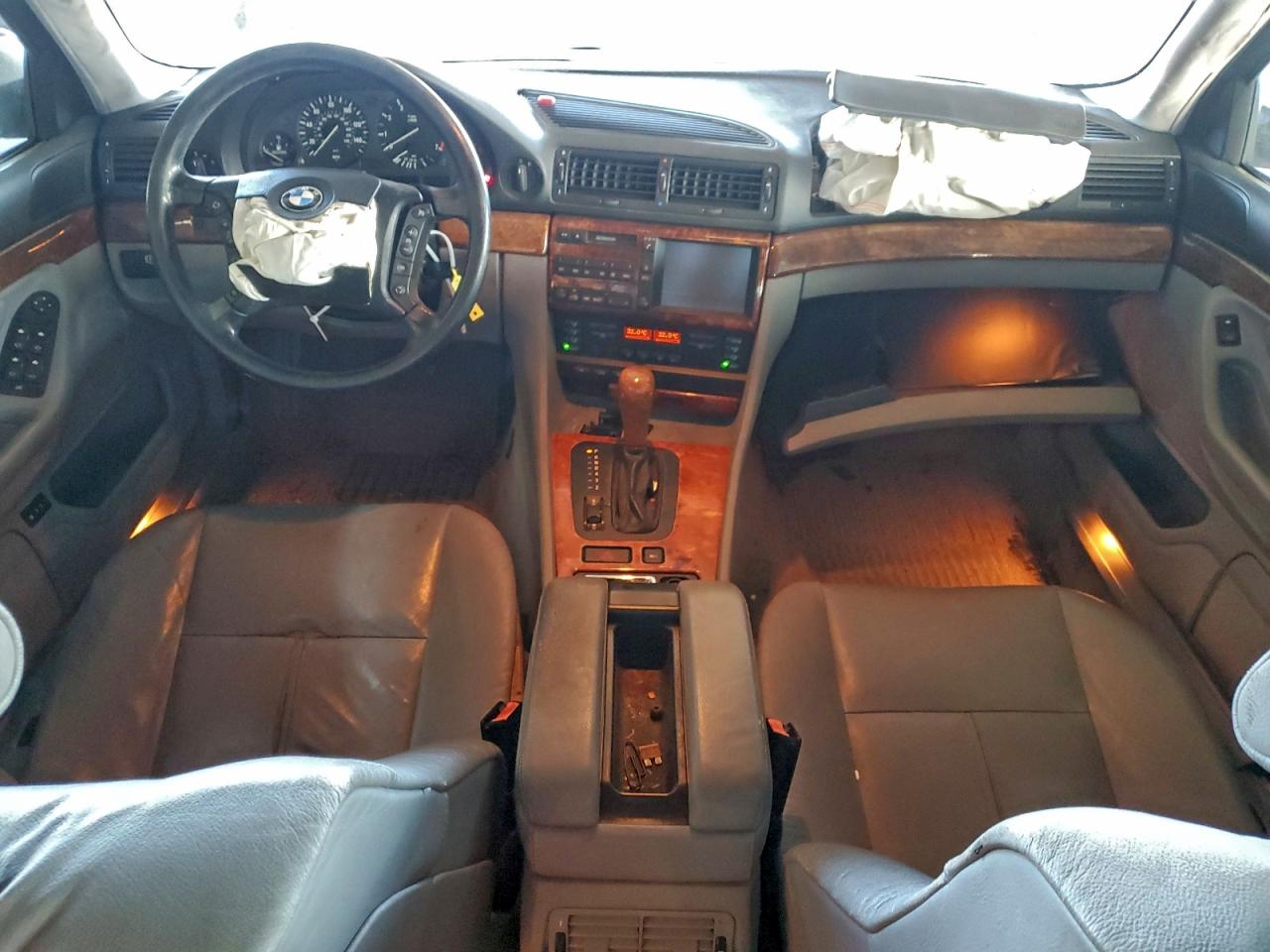 2001 Bmw 740 Il Silver vin: WBAGH834X1DP18537