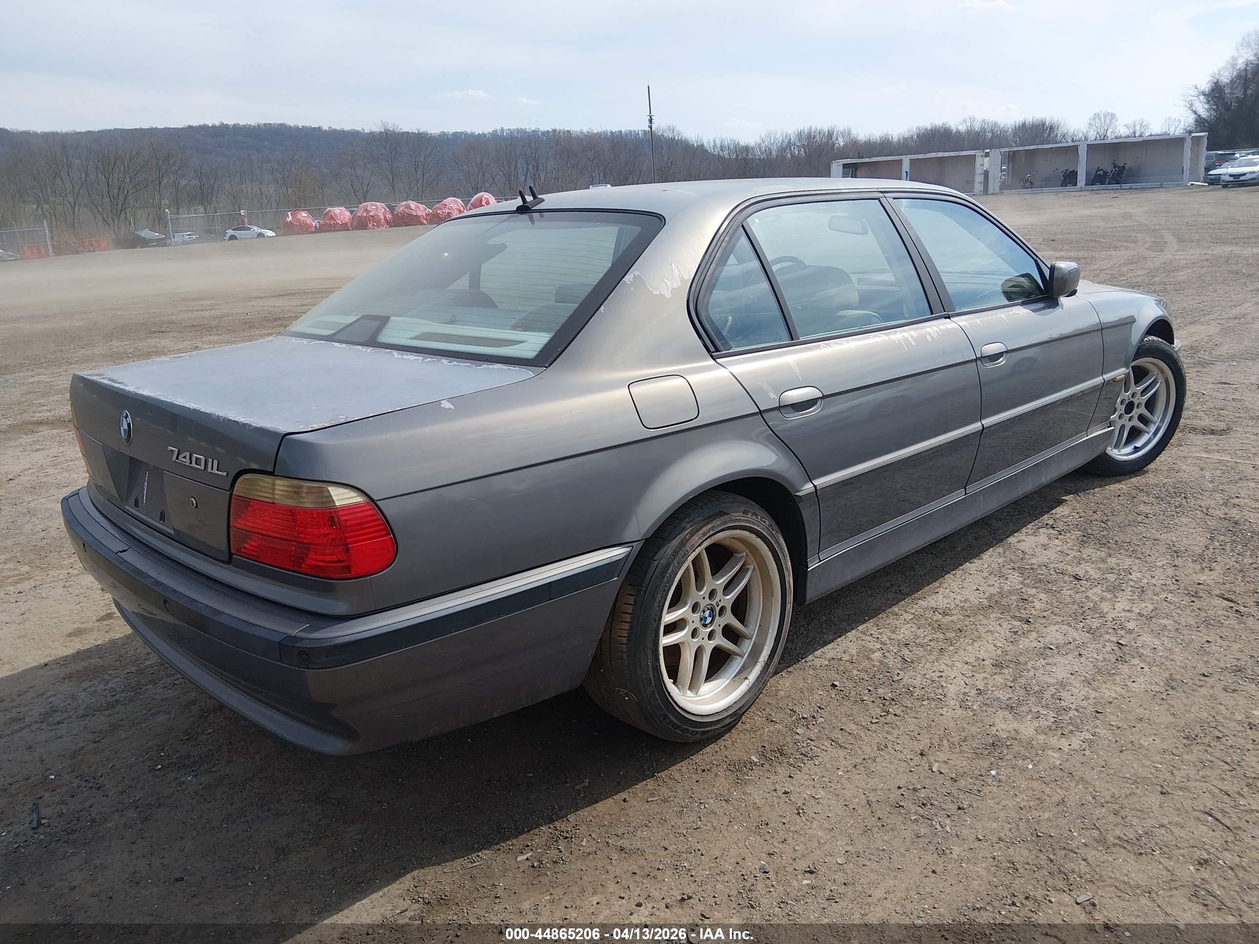 2001 Bmw 740il   Light Blue vin: WBAGH834X1DP21227
