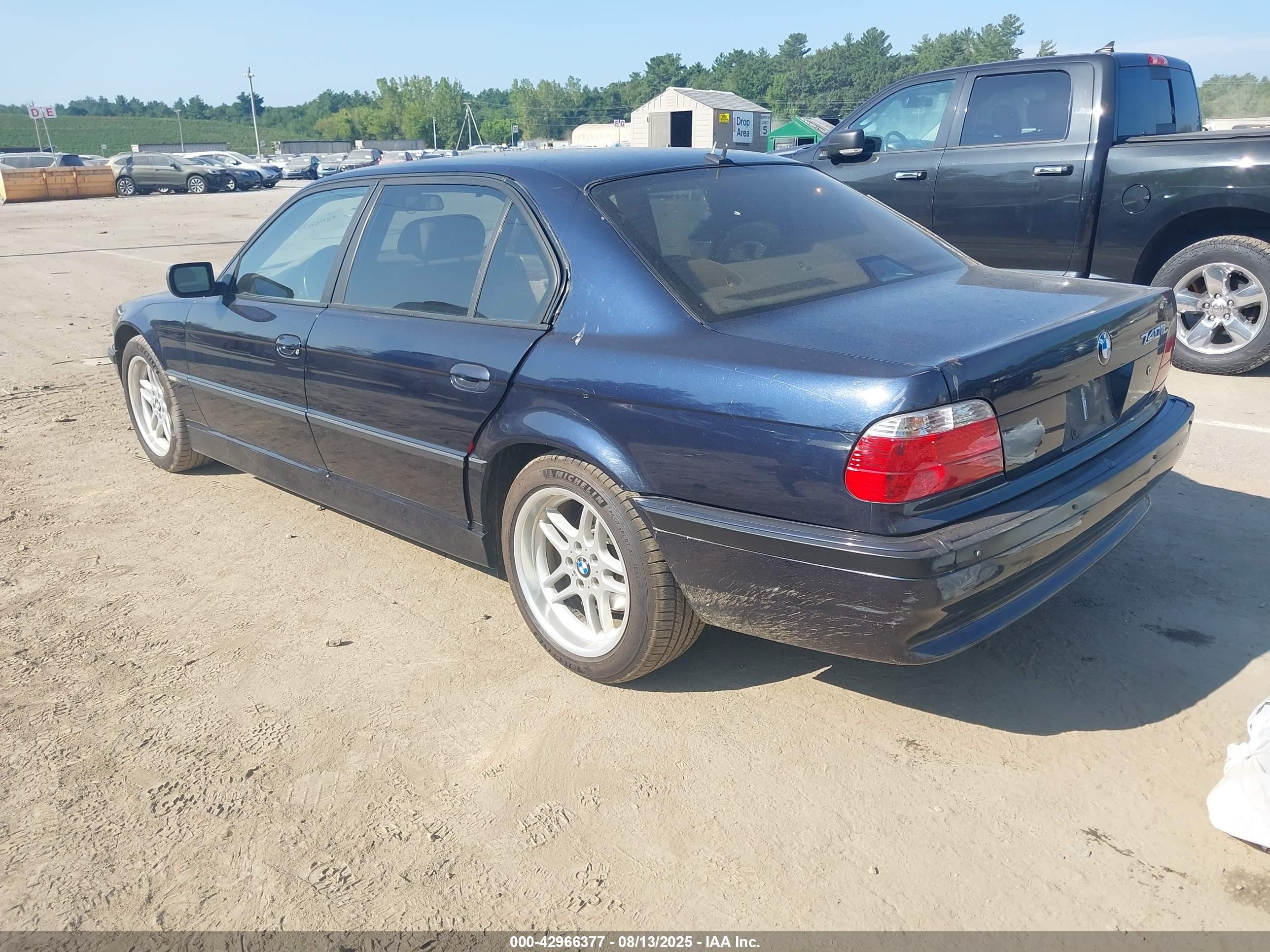 2001 Bmw 740il   Синий vin: WBAGH834X1DP28386