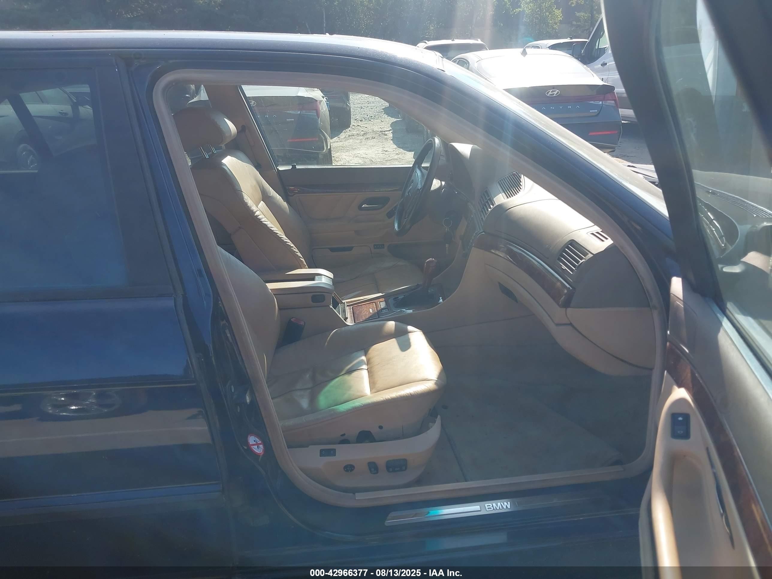 2001 Bmw 740il   Синий vin: WBAGH834X1DP28386
