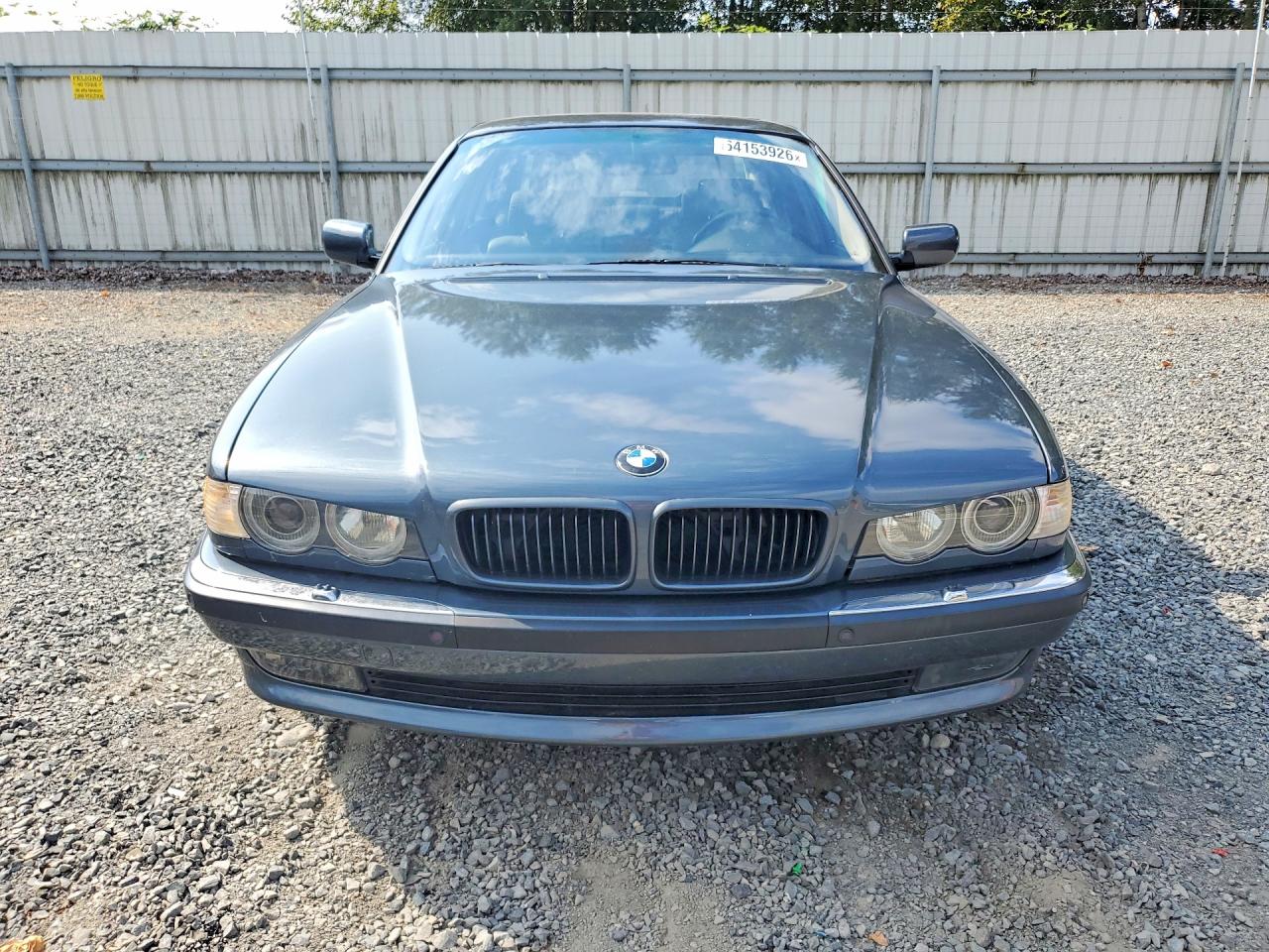 1999 Bmw 750 Il Gray vin: WBAGJ0333XDD73375