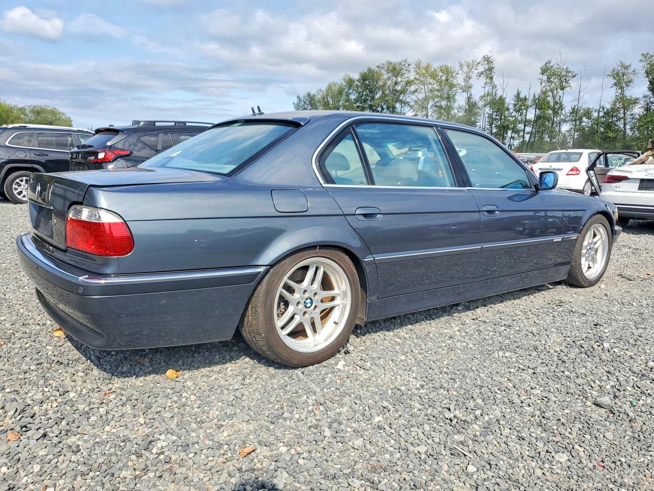 1999 Bmw 750 Il Gray vin: WBAGJ0333XDD73375