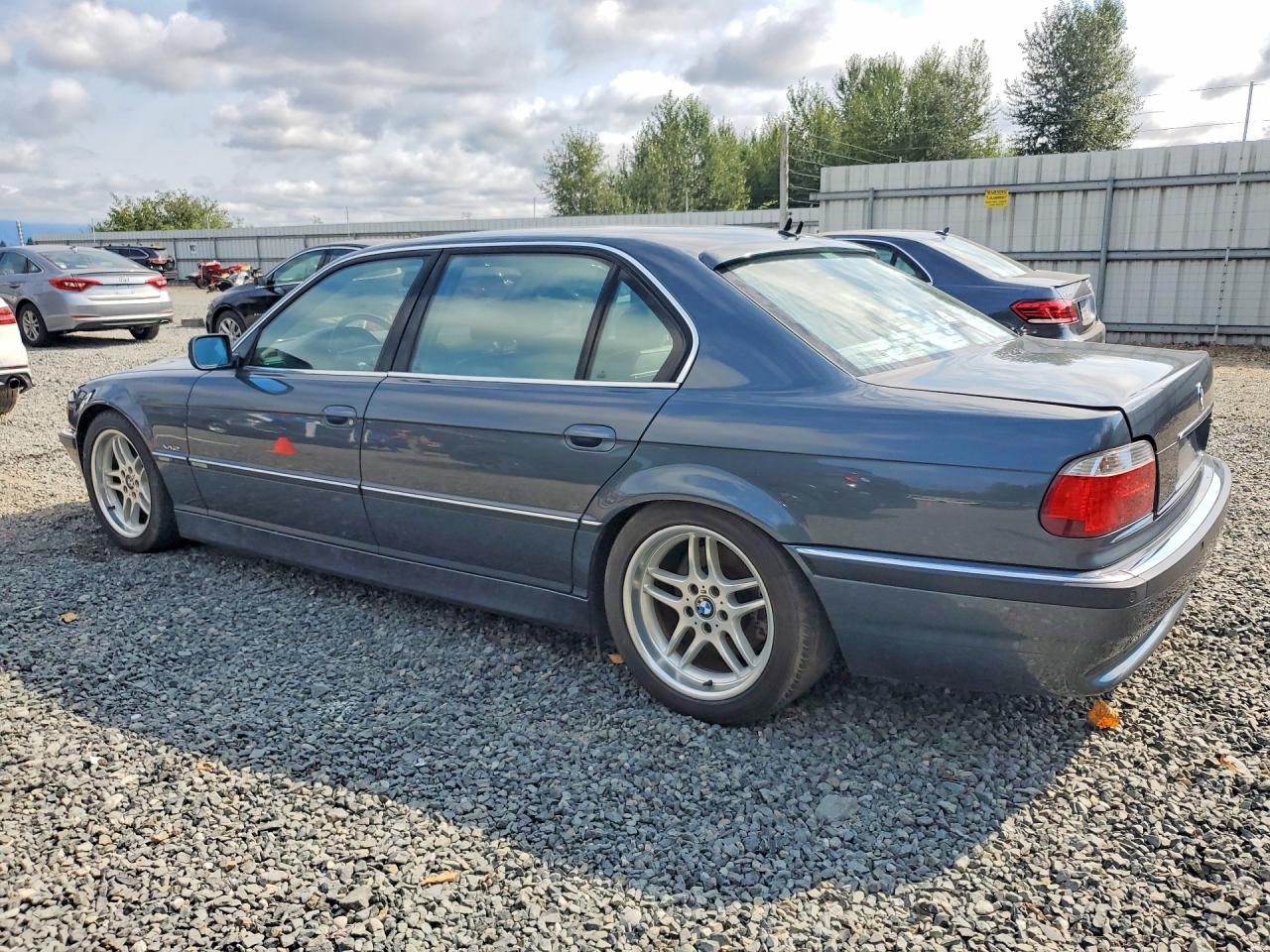 1999 Bmw 750 Il Gray vin: WBAGJ0333XDD73375