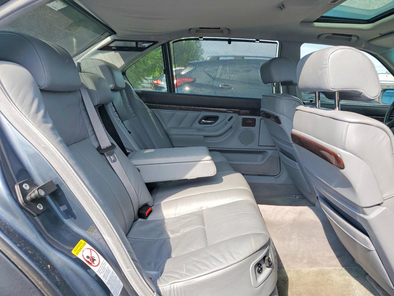 1999 Bmw 750 Il Gray vin: WBAGJ0333XDD73375
