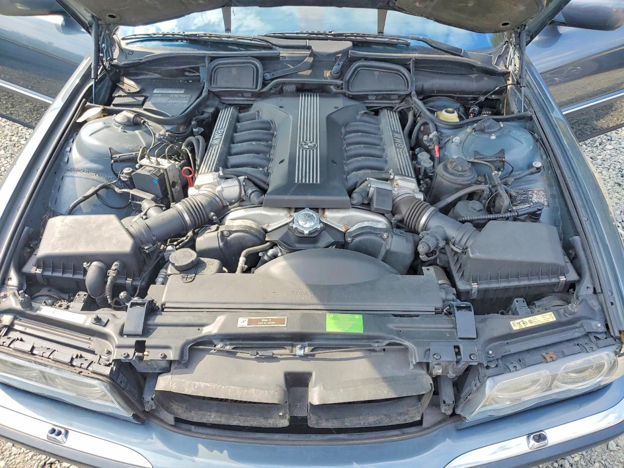 1999 Bmw 750 Il Gray vin: WBAGJ0333XDD73375
