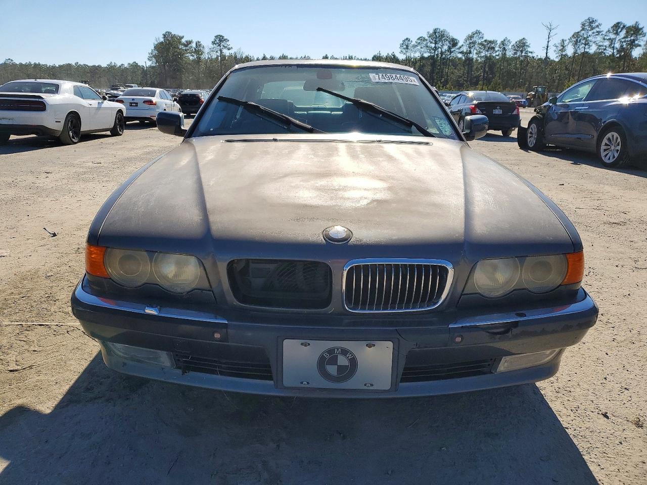 2000 Bmw 750 Il Gray vin: WBAGJ0342YDD73667