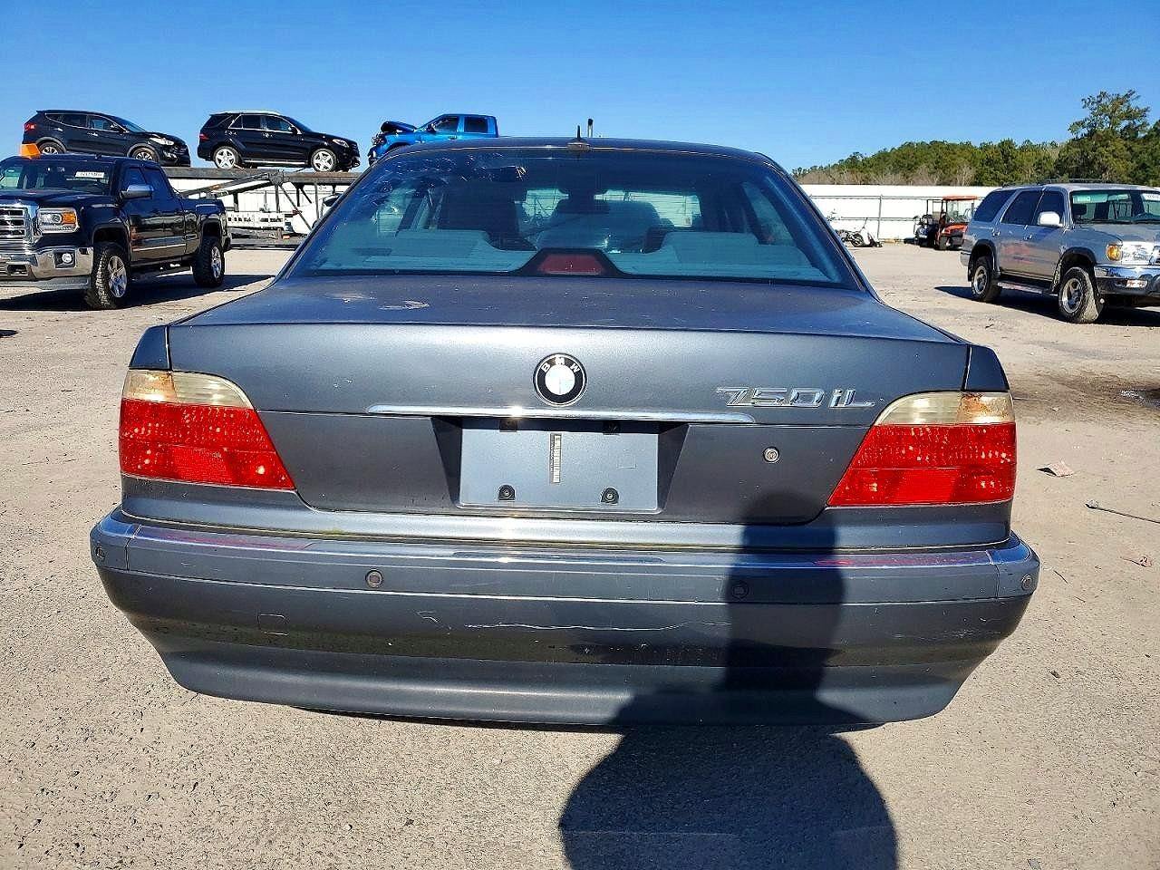 2000 Bmw 750 Il Gray vin: WBAGJ0342YDD73667